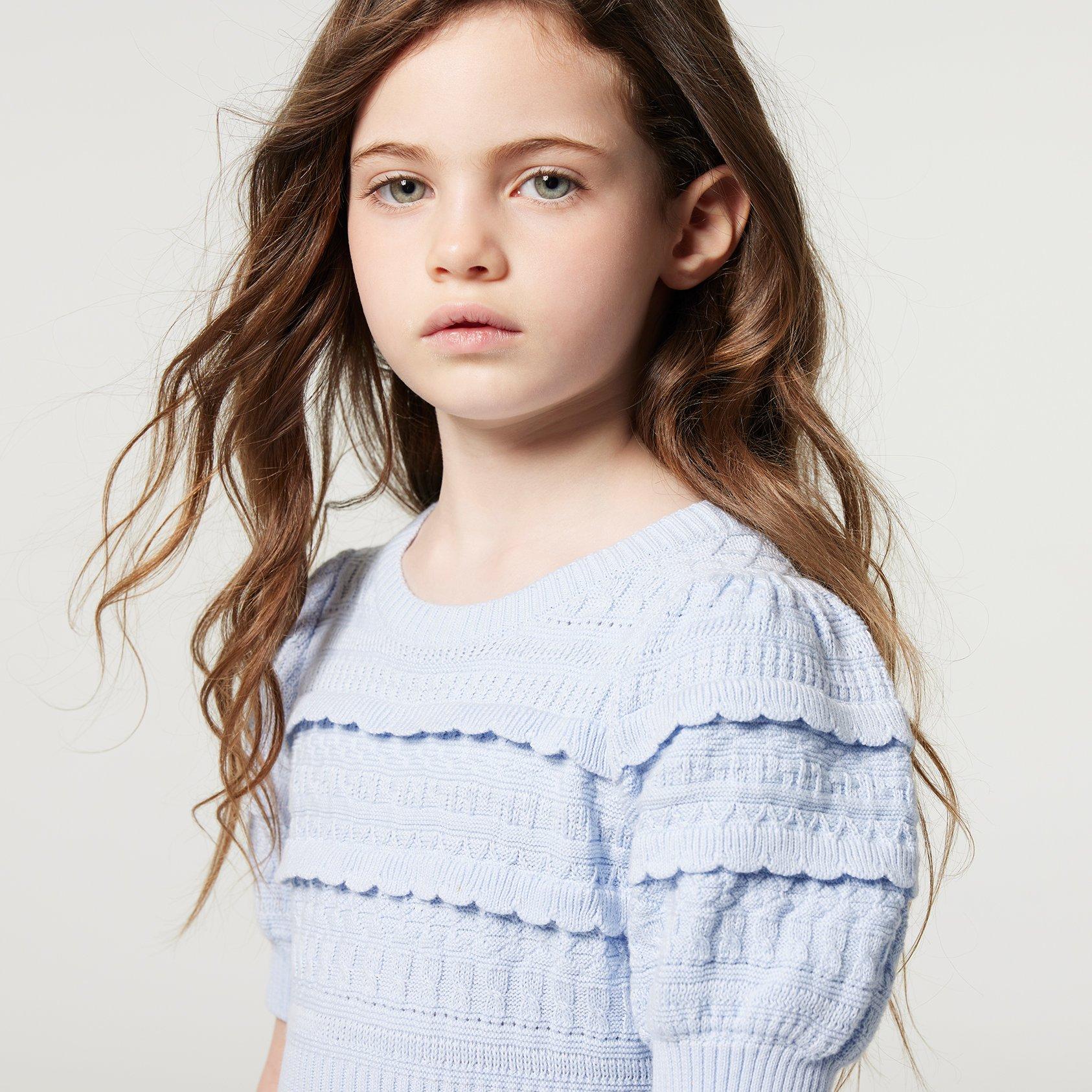 Puff Sleeve Sweater Dress image number 4