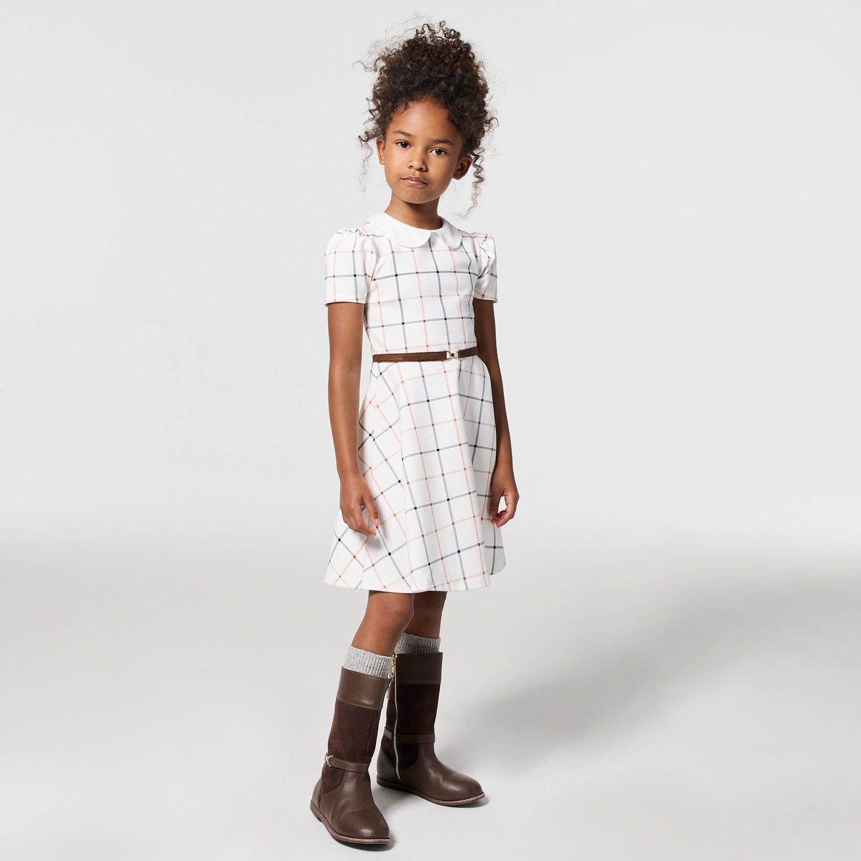 Plaid Ponte Dress