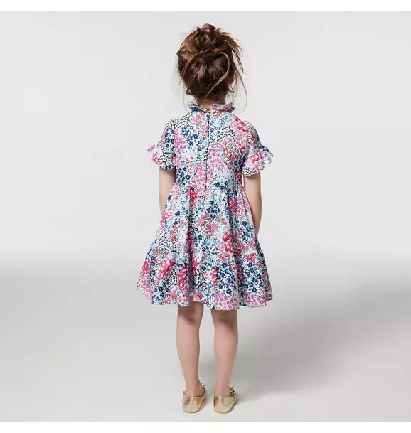 Floral Ruffle Cuff Dress image number 2