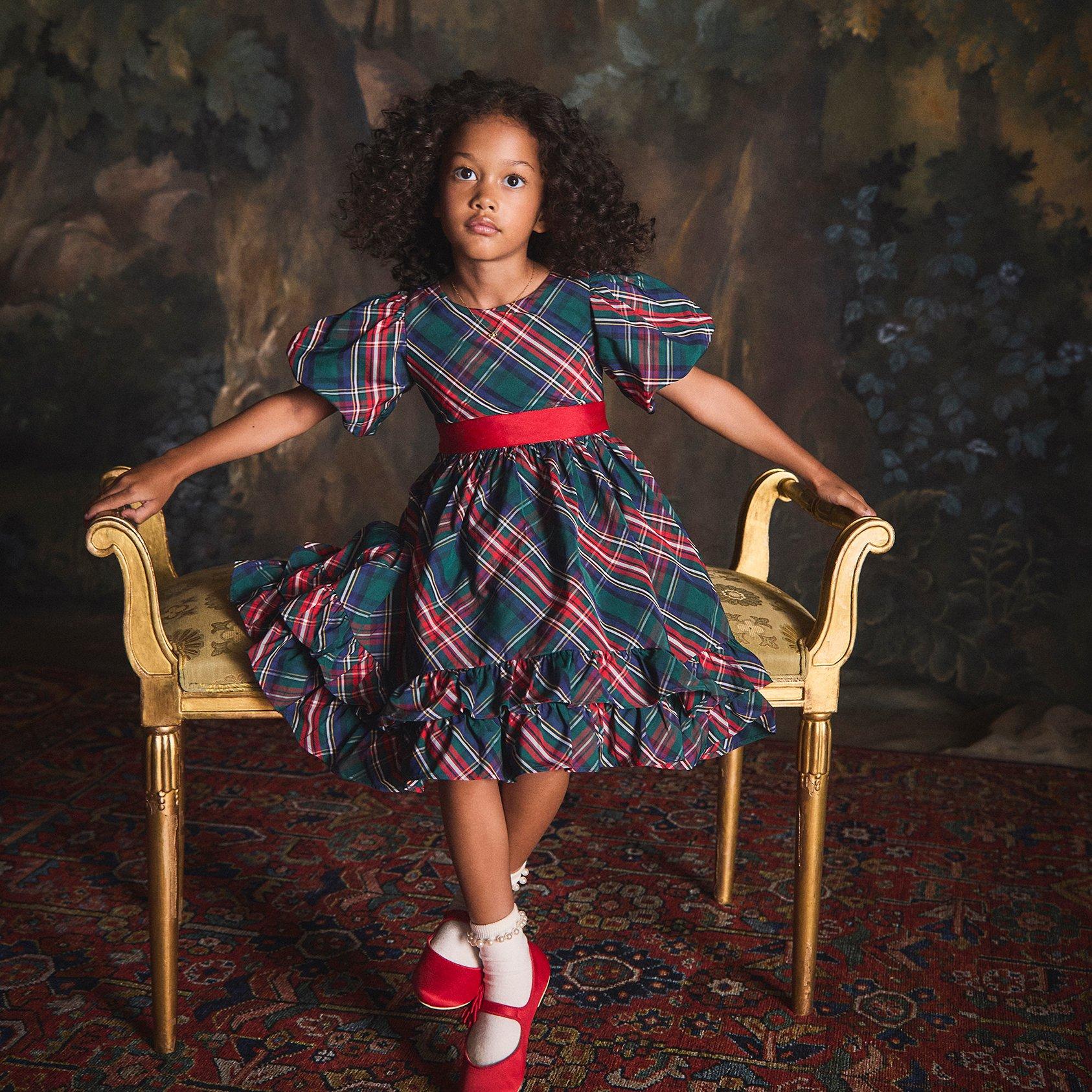 The Bow-Tied Tartan Dress image number 3