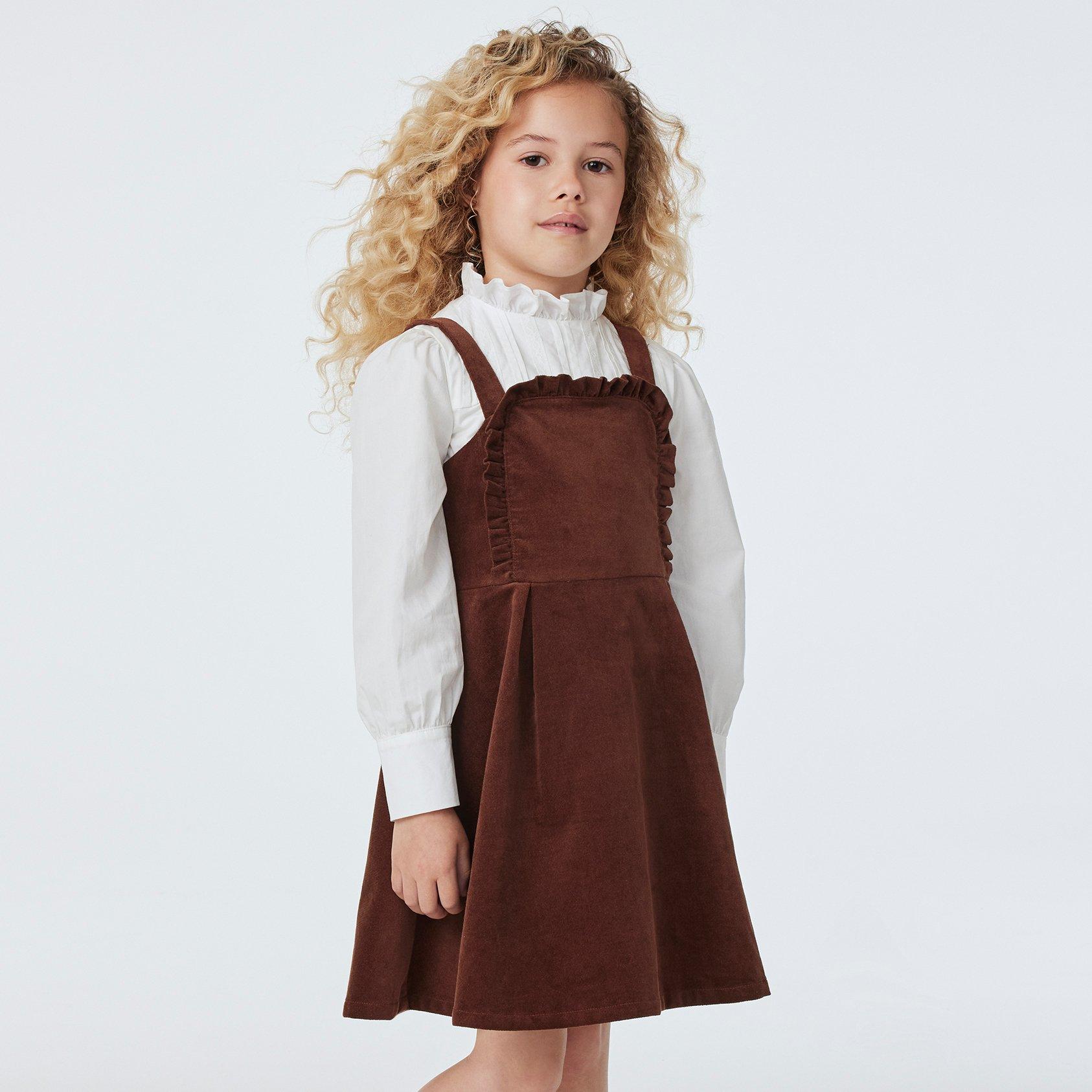 Girls corduroy jumper clearance