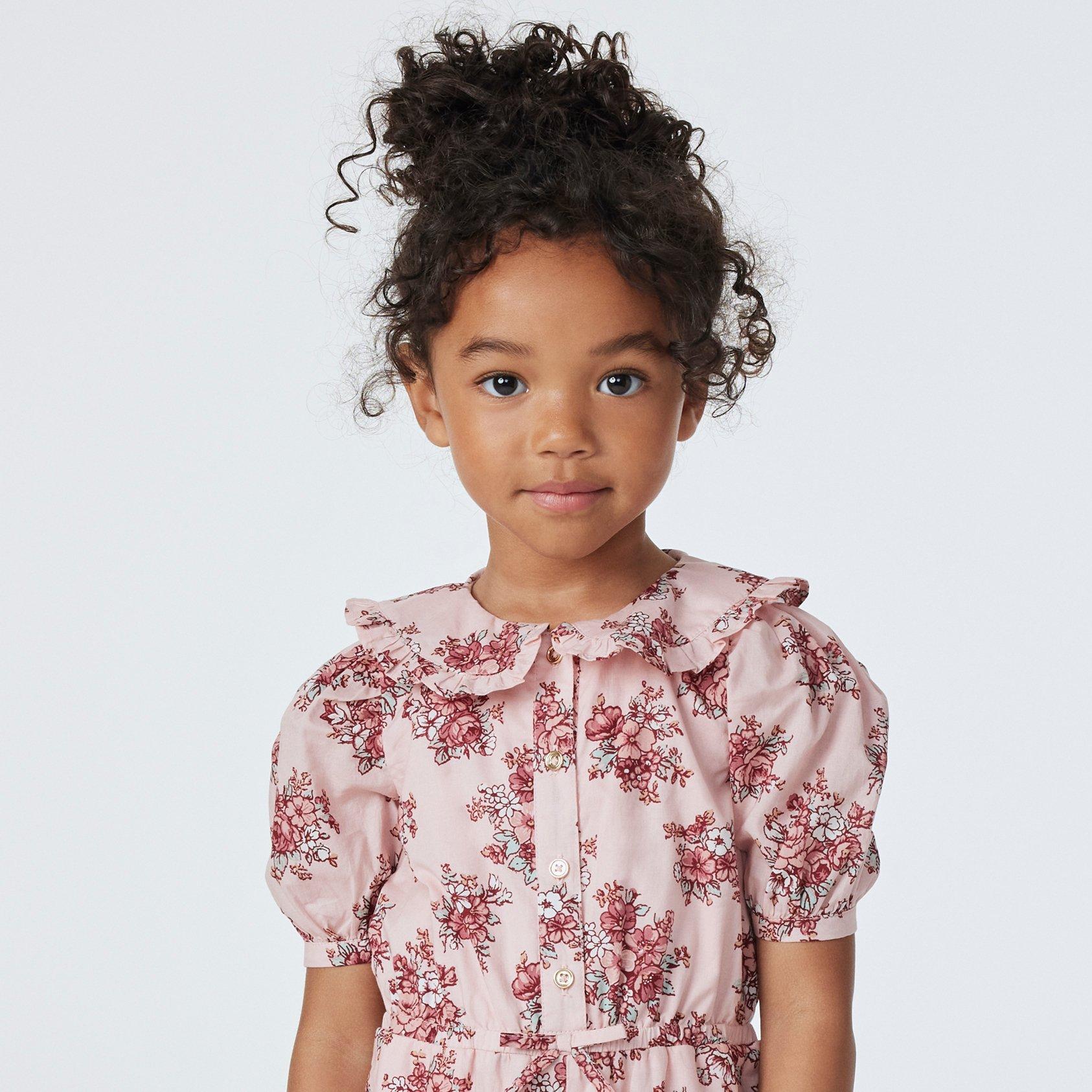 Girl Peachskin Floral The Courtyard Jumpsuit by Janie and Jack