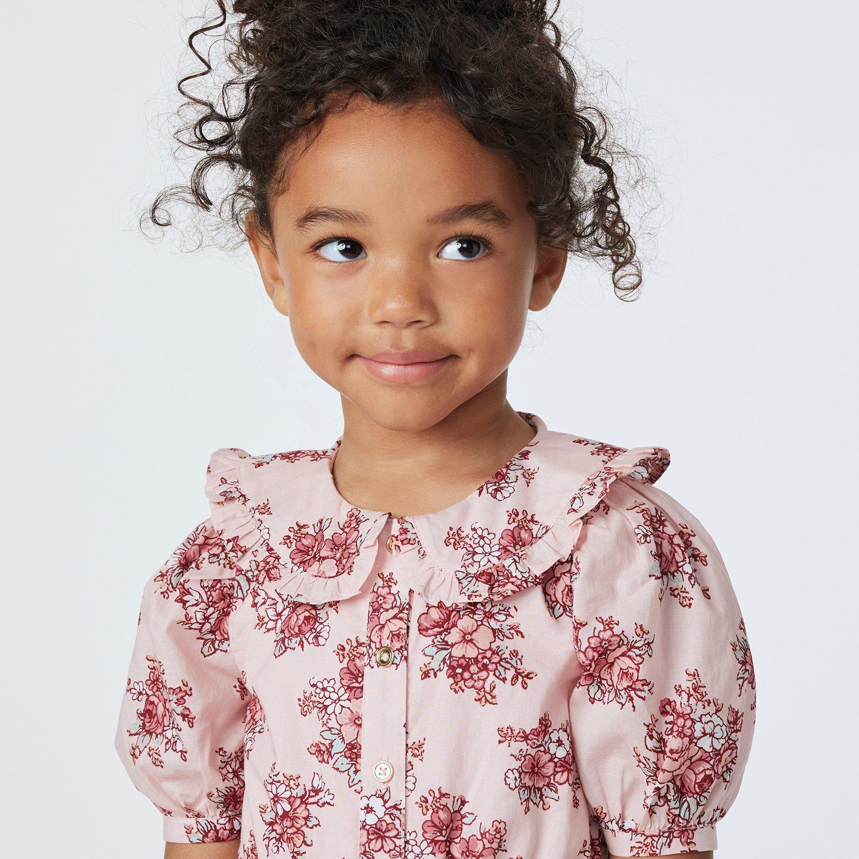 Girl Peachskin Floral The Courtyard Jumpsuit by Janie and Jack