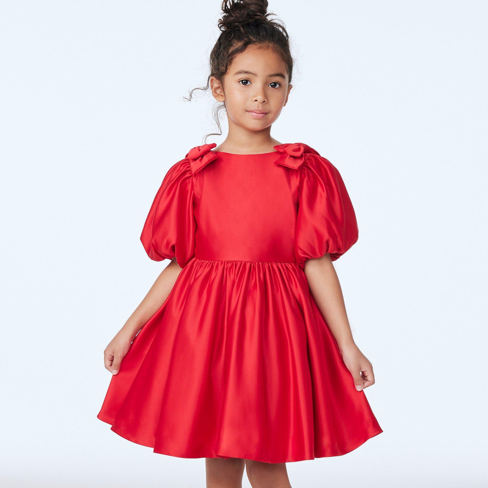 Satin holiday dress hot sale