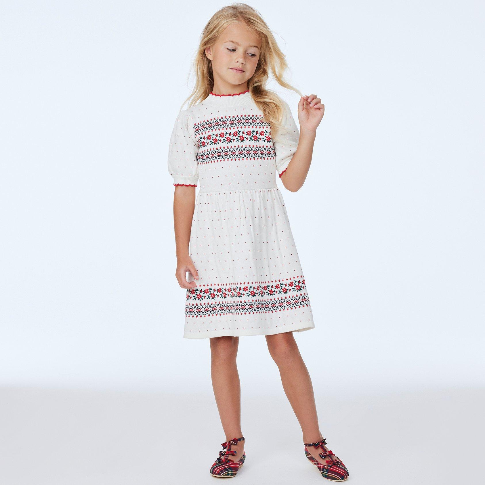 Girls ivory sweater dress store