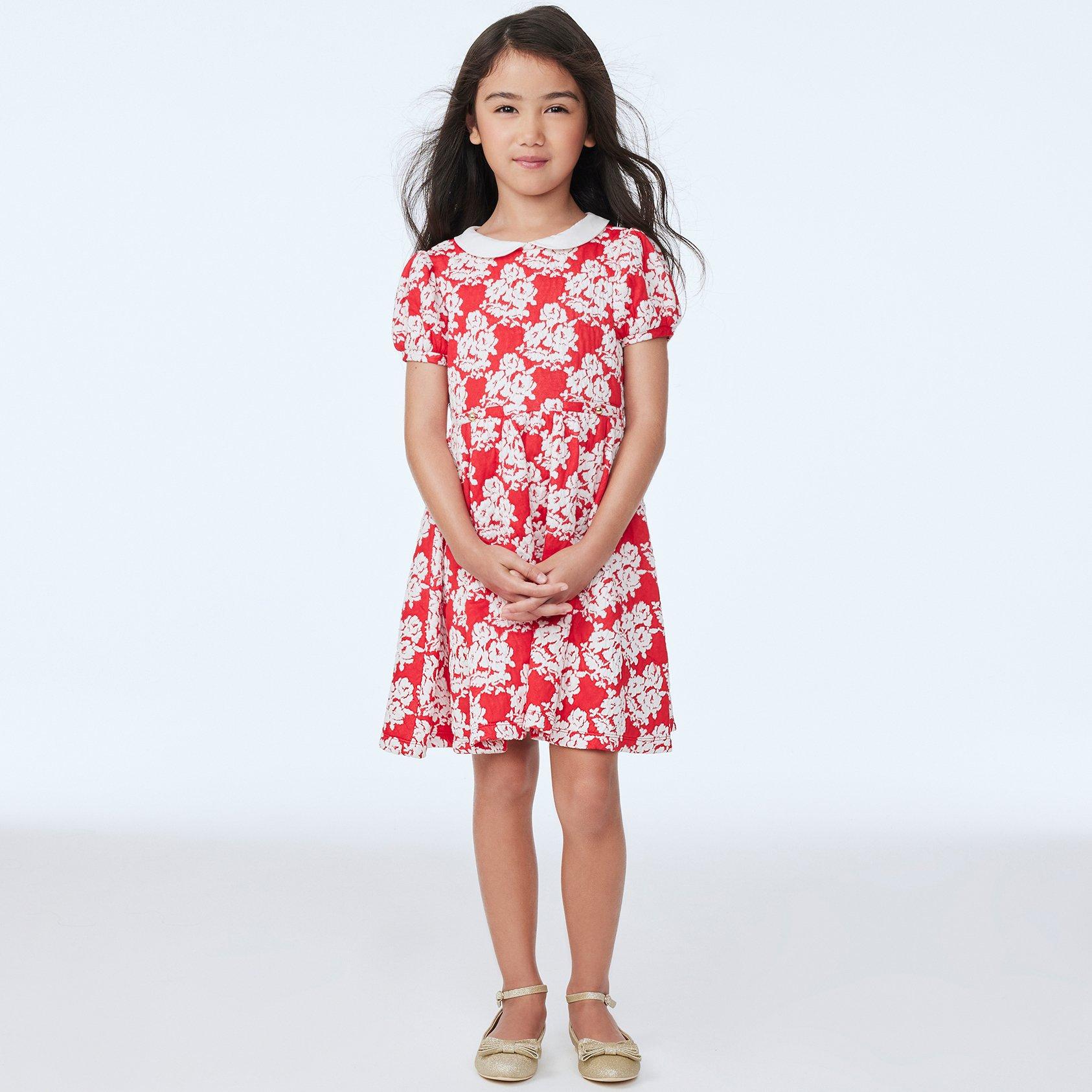 Rose Jacquard Collar Dress image number 7