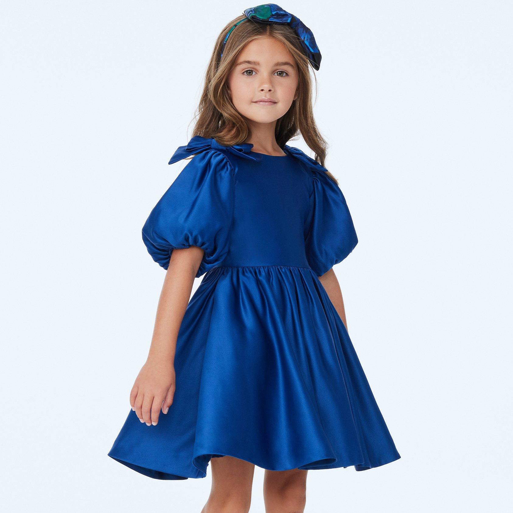 Girls blue holiday dress hot sale