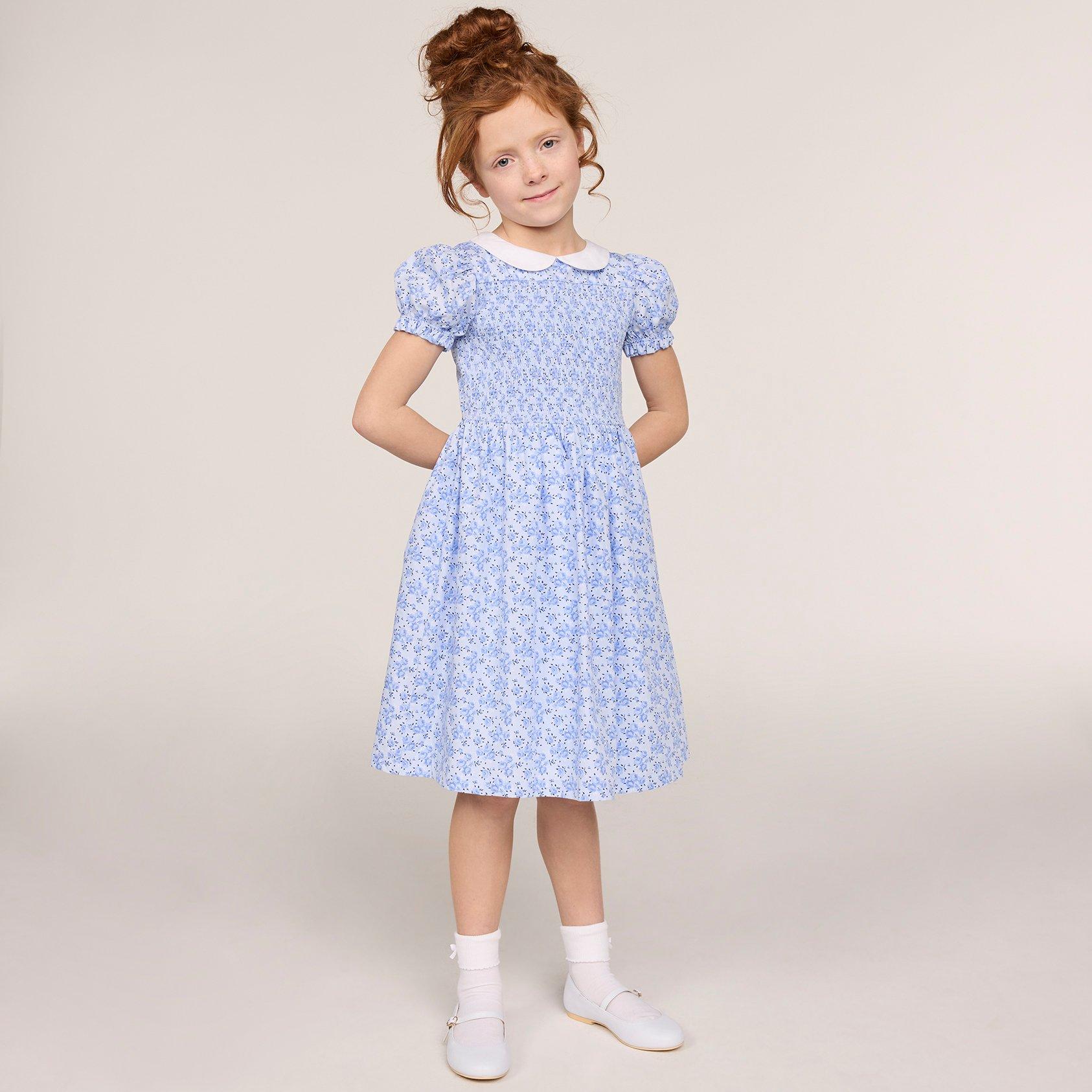 The Charlotte Floral Smocked Dress