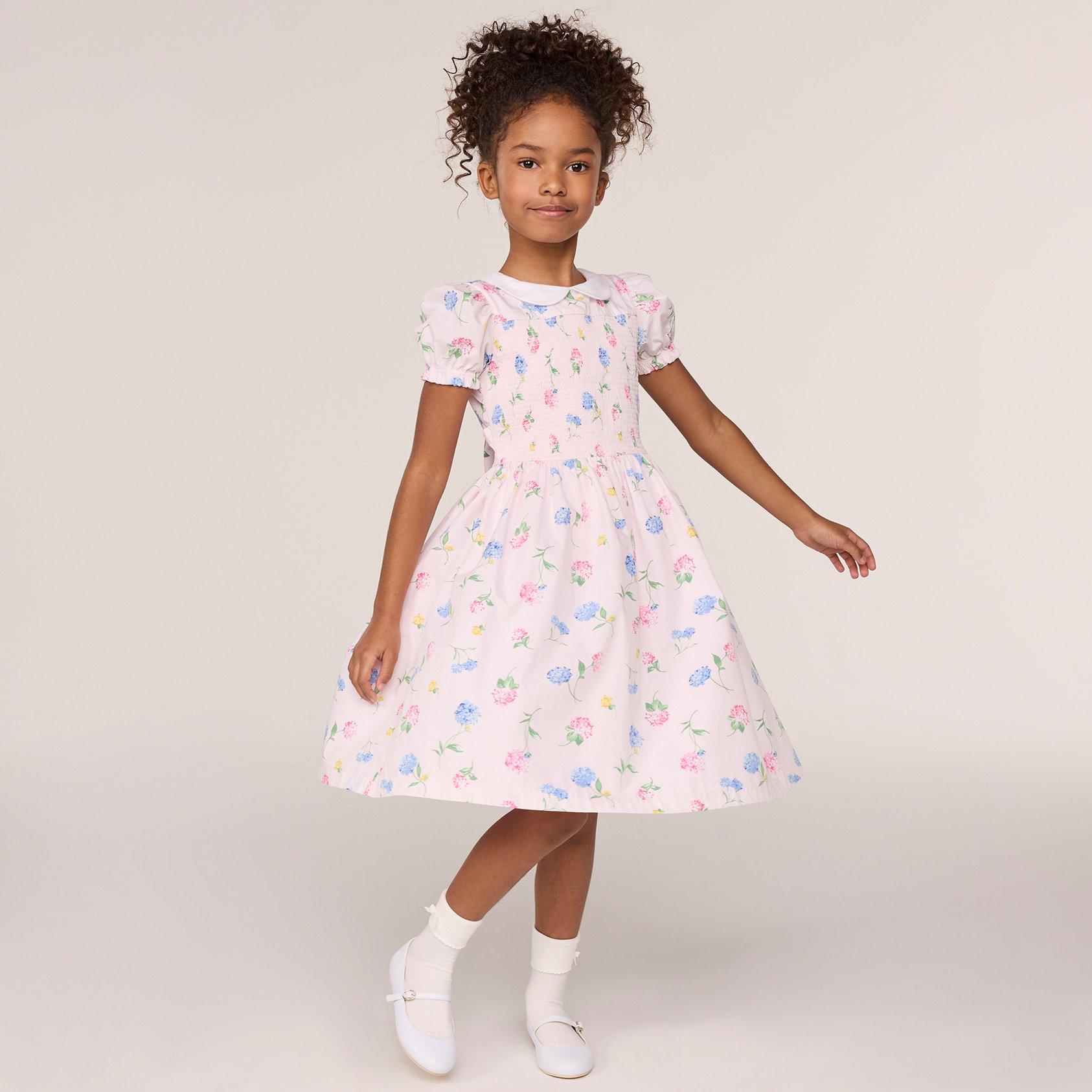 The Charlotte Floral Smocked Dress image number 7