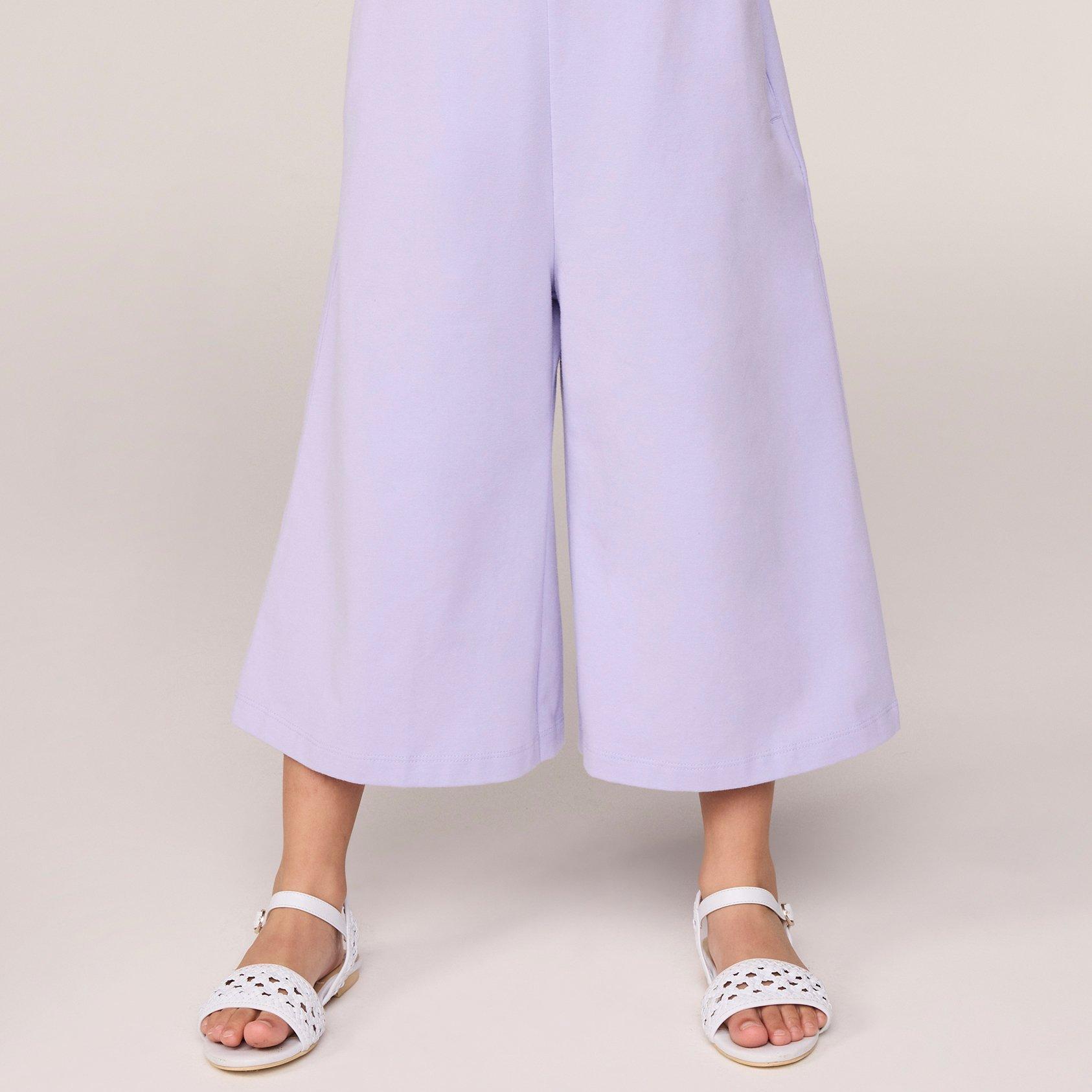Wide Leg Cropped Jumpsuit image number 5
