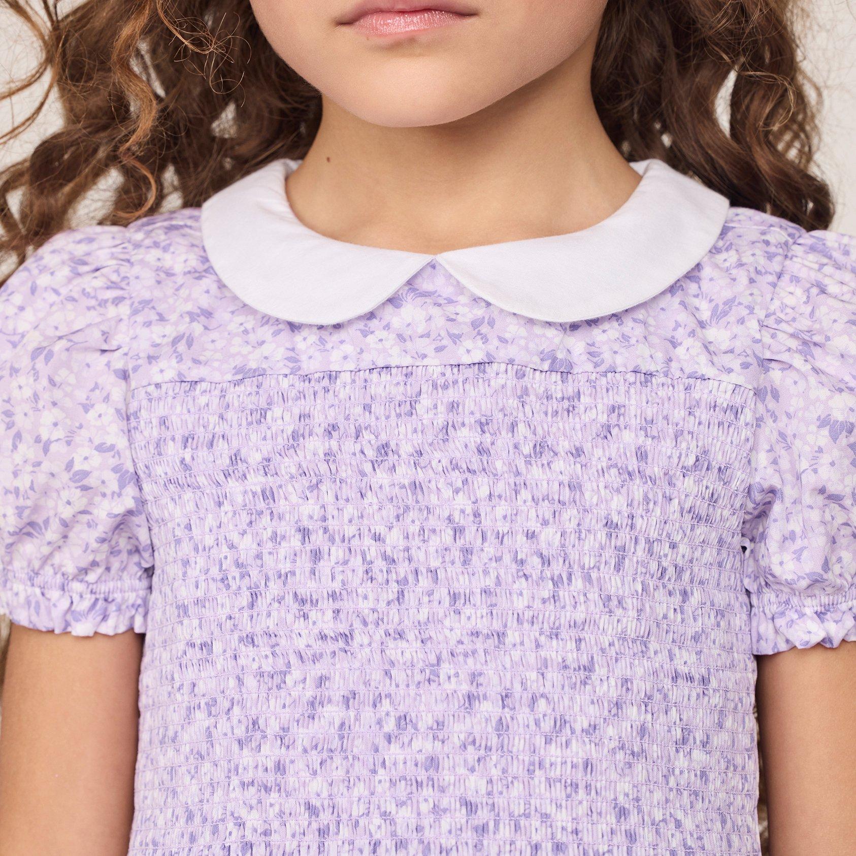 The Charlotte Floral Smocked Dress image number 1