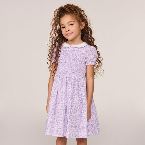 Janie and Jack The Charlotte Floral Smocked Dress