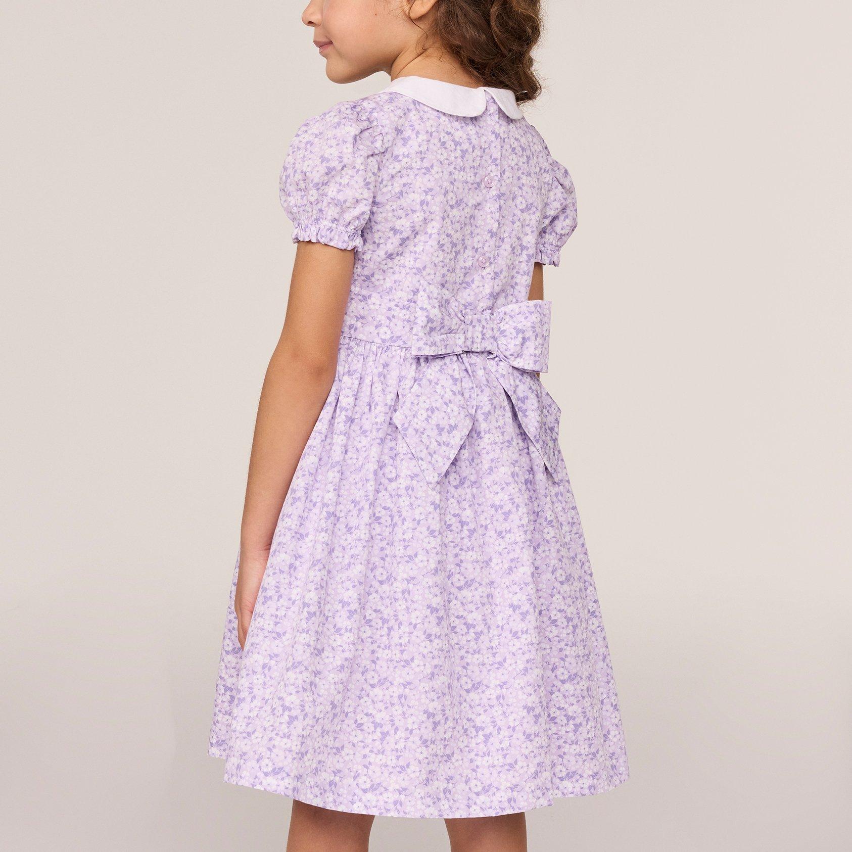 The Charlotte Floral Smocked Dress image number 3