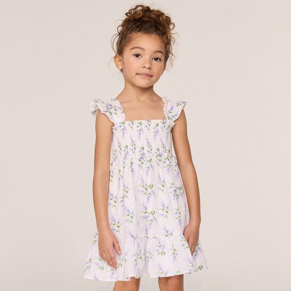 Janie and Jack The Emily Floral Smocked Sundress