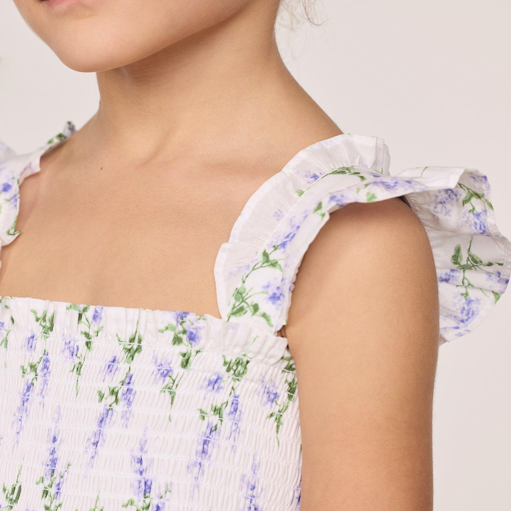 The Emily Floral Smocked Sundress image number 1