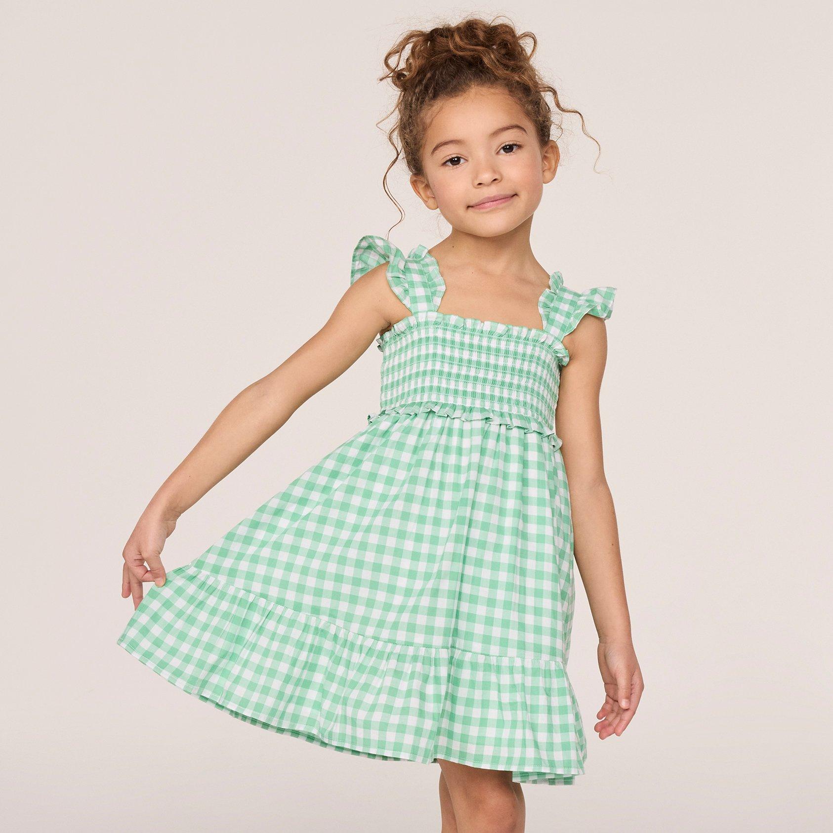 The Emily Gingham Smocked Sundress