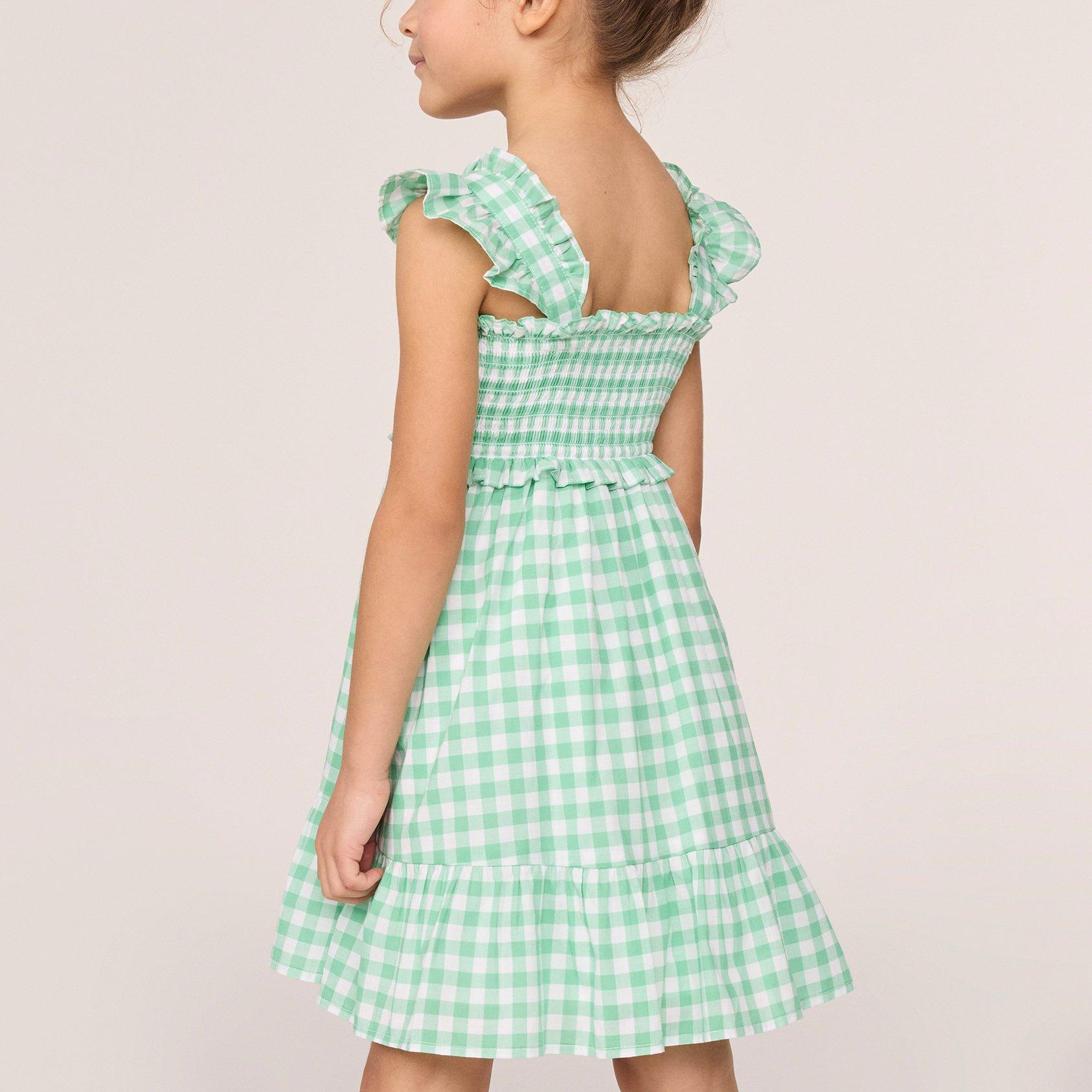 The Emily Gingham Smocked Sundress image number 3