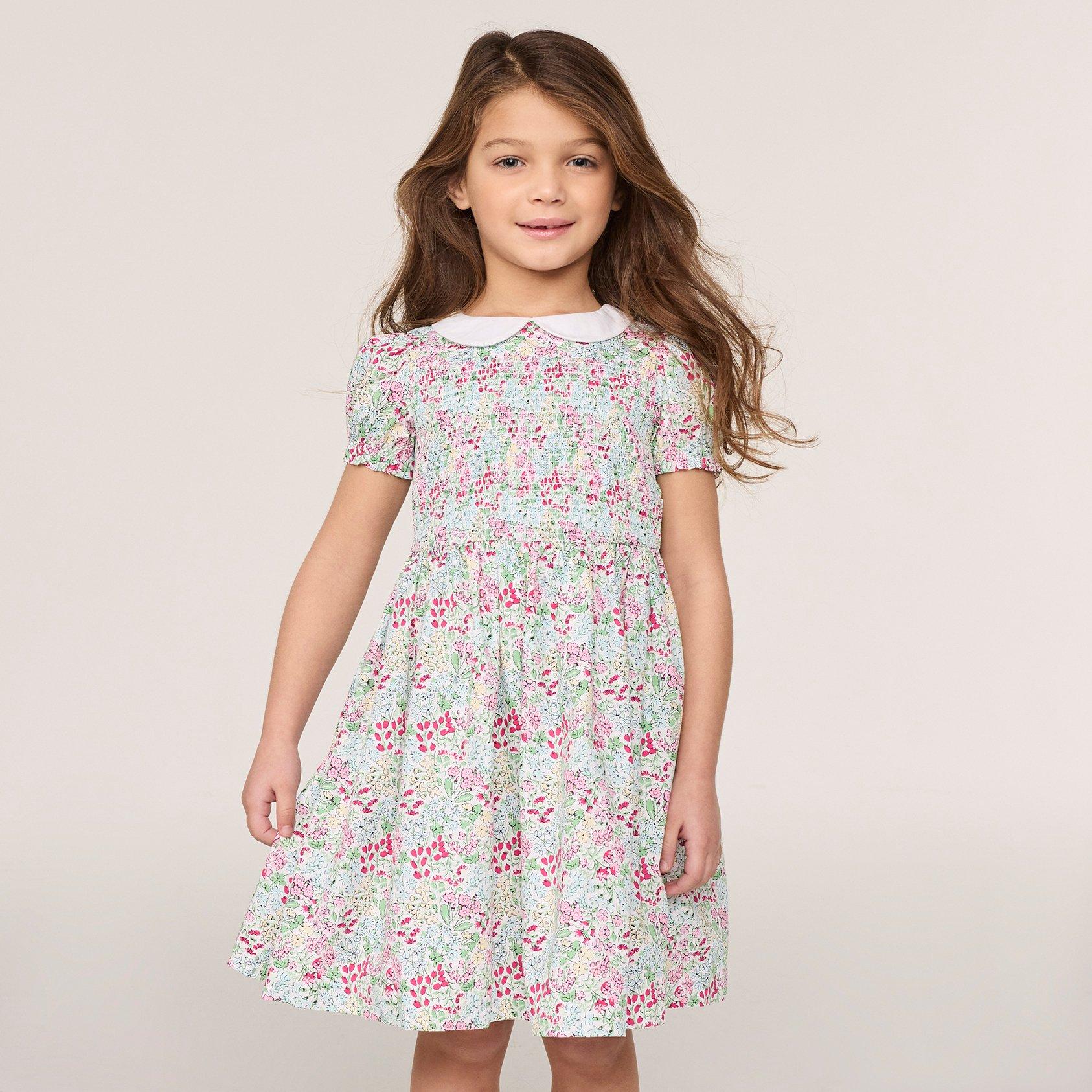 The Charlotte Floral Smocked Dress image number 0