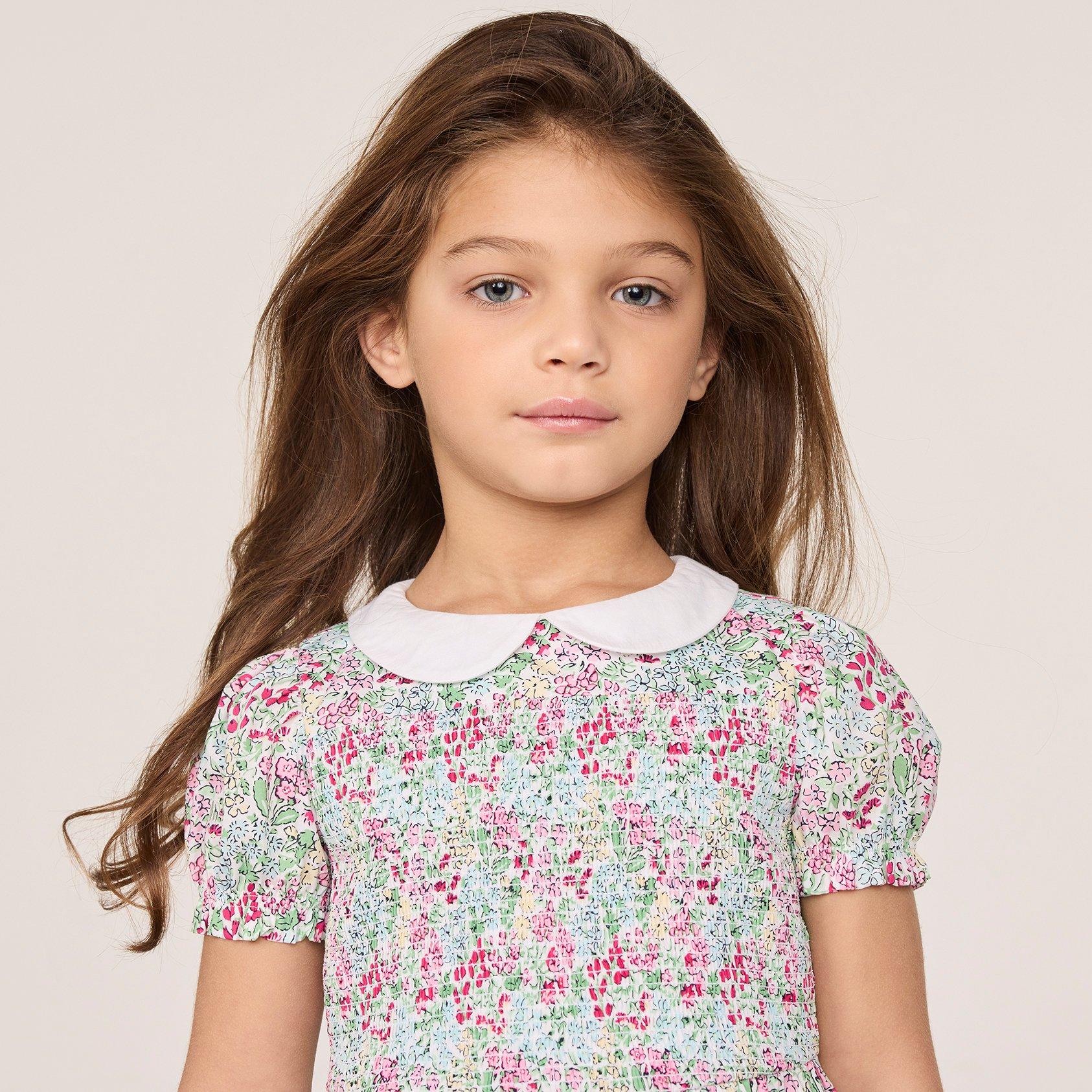 The Charlotte Floral Smocked Dress image number 5