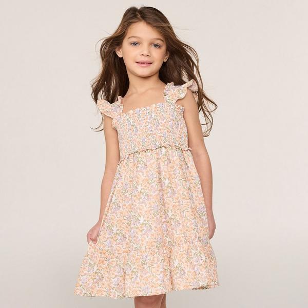 Janie and Jack The Emily Floral Smocked Sundress