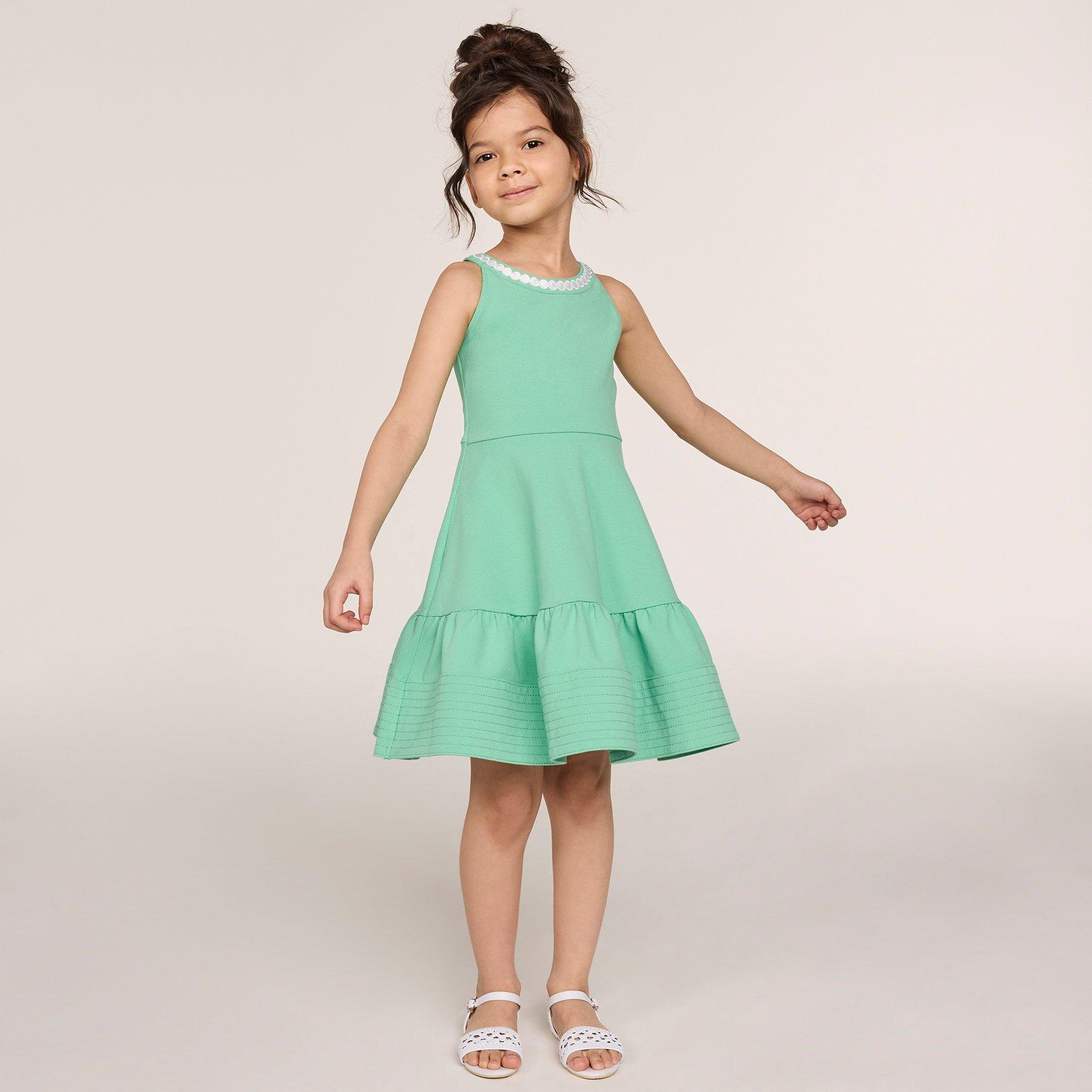 Oval Trim Ponte Dress image number 8