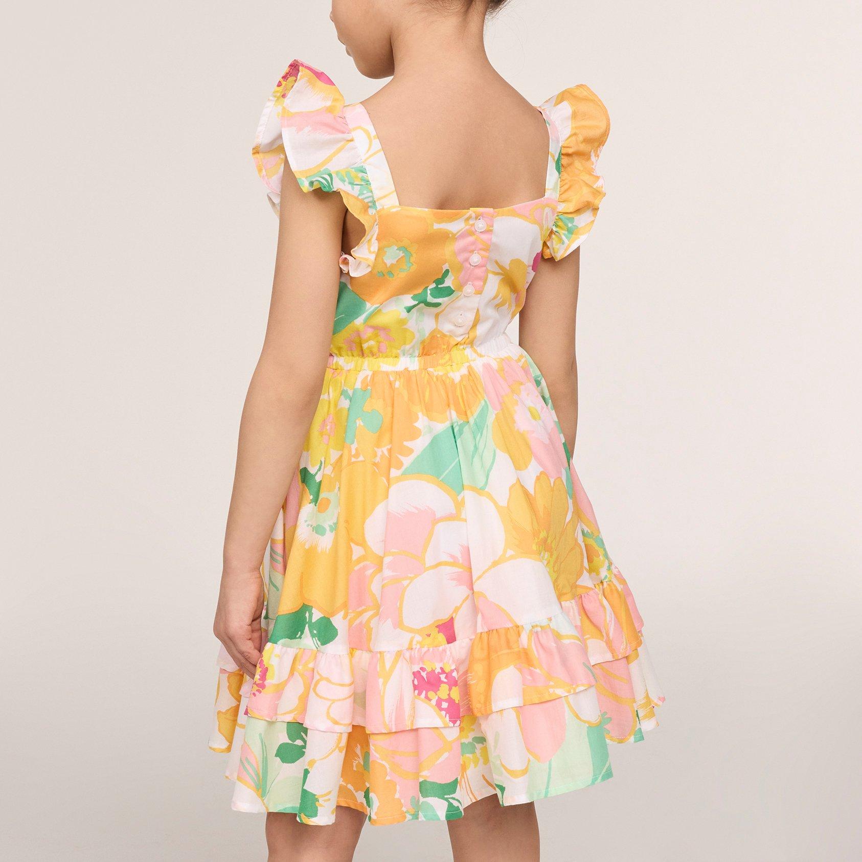 Floral Ruffle Sundress image number 3