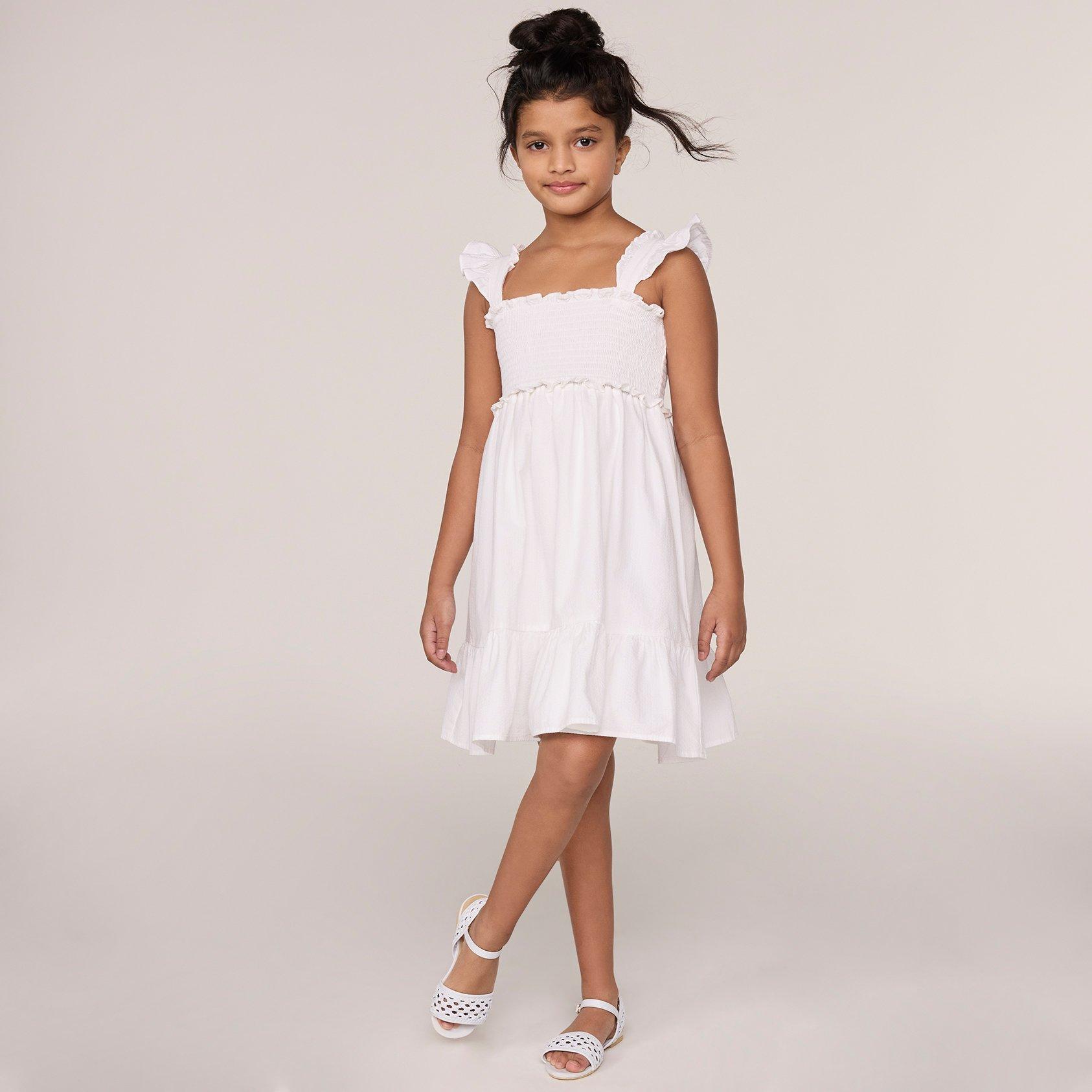 The Emily Seersucker Smocked Sundress image number 7