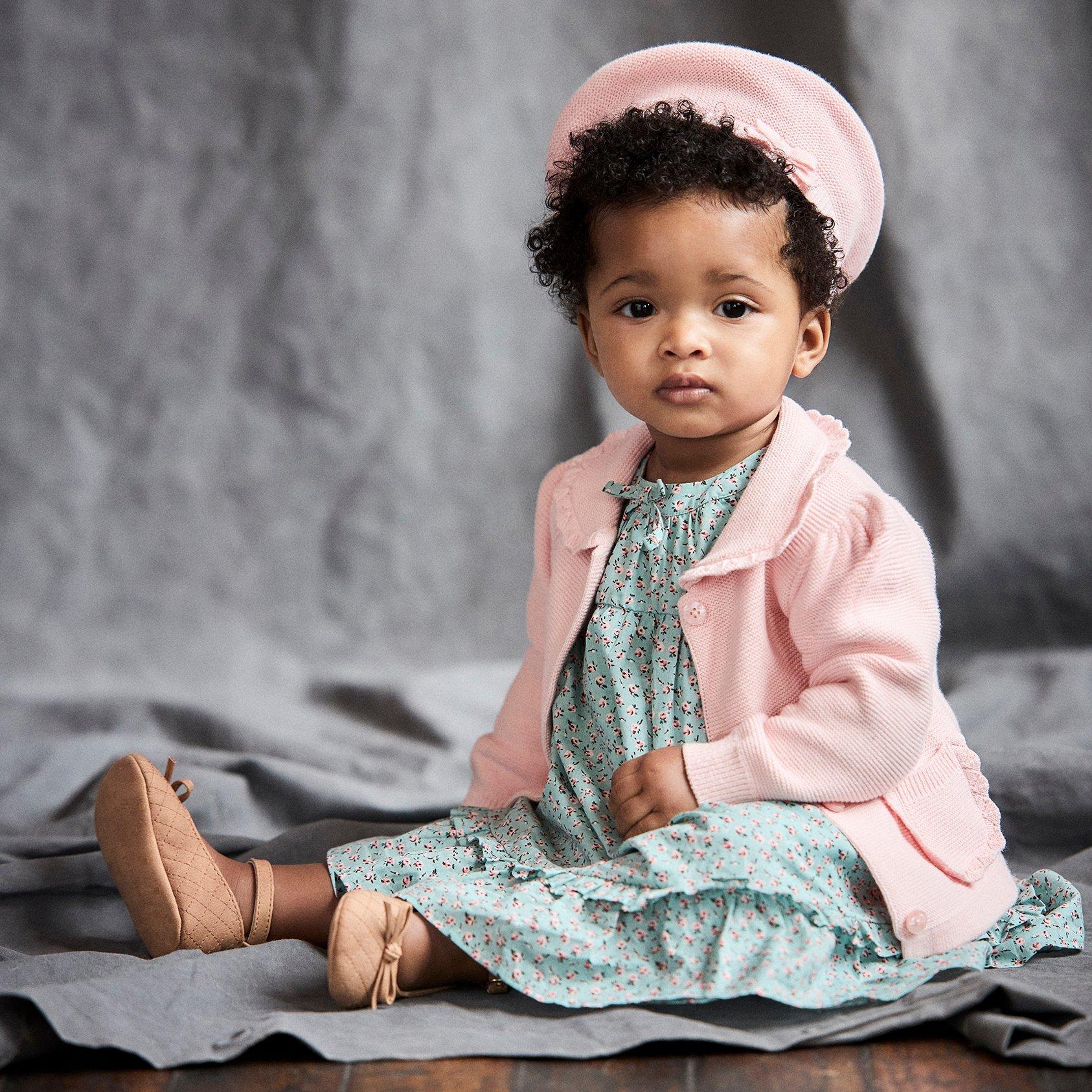 Newborn ruffle dress hot sale