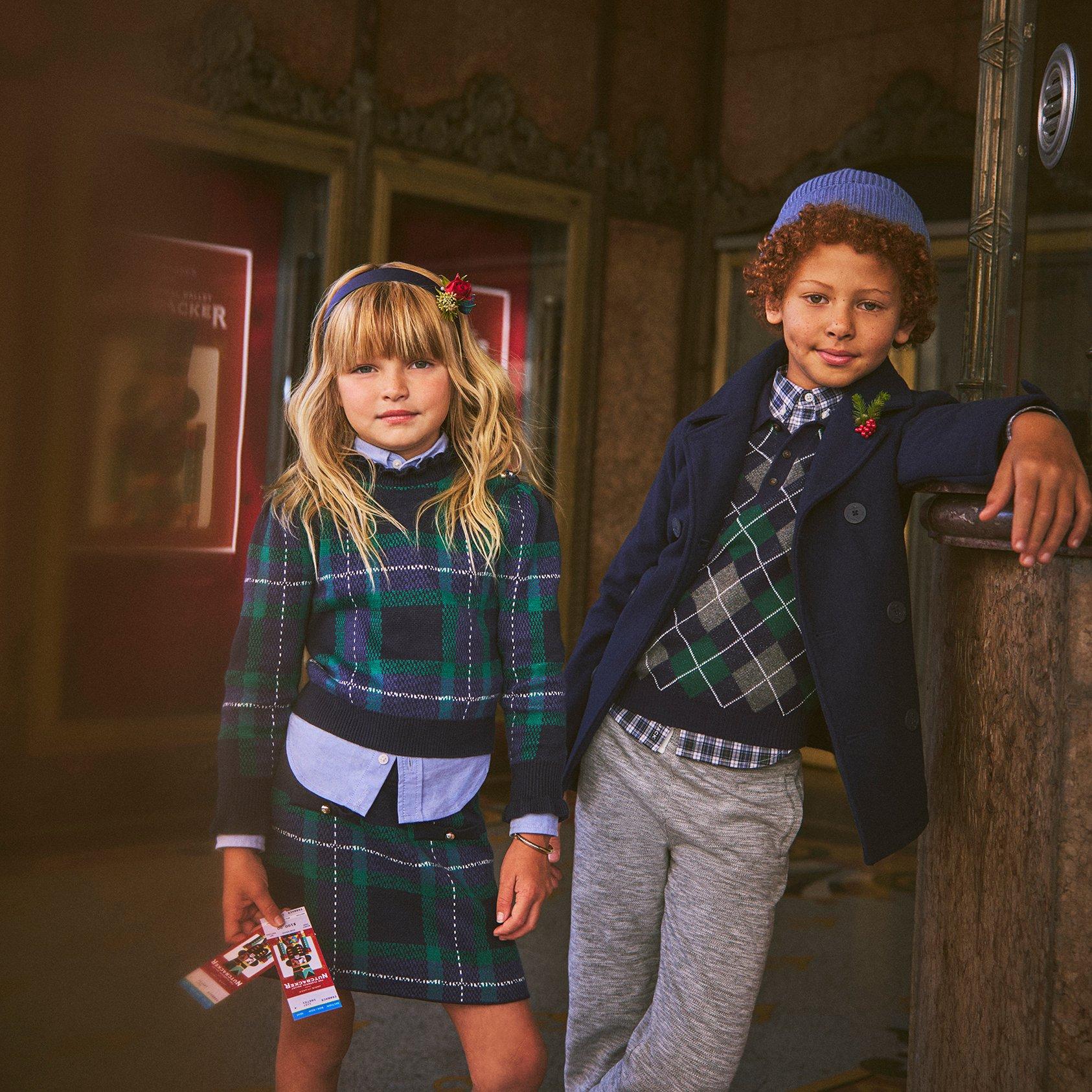 Tartan Sweater Skirt image number 1