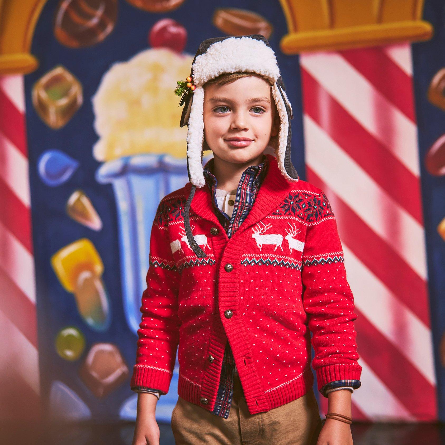 The Festive Fair Isle Cardigan image number 1
