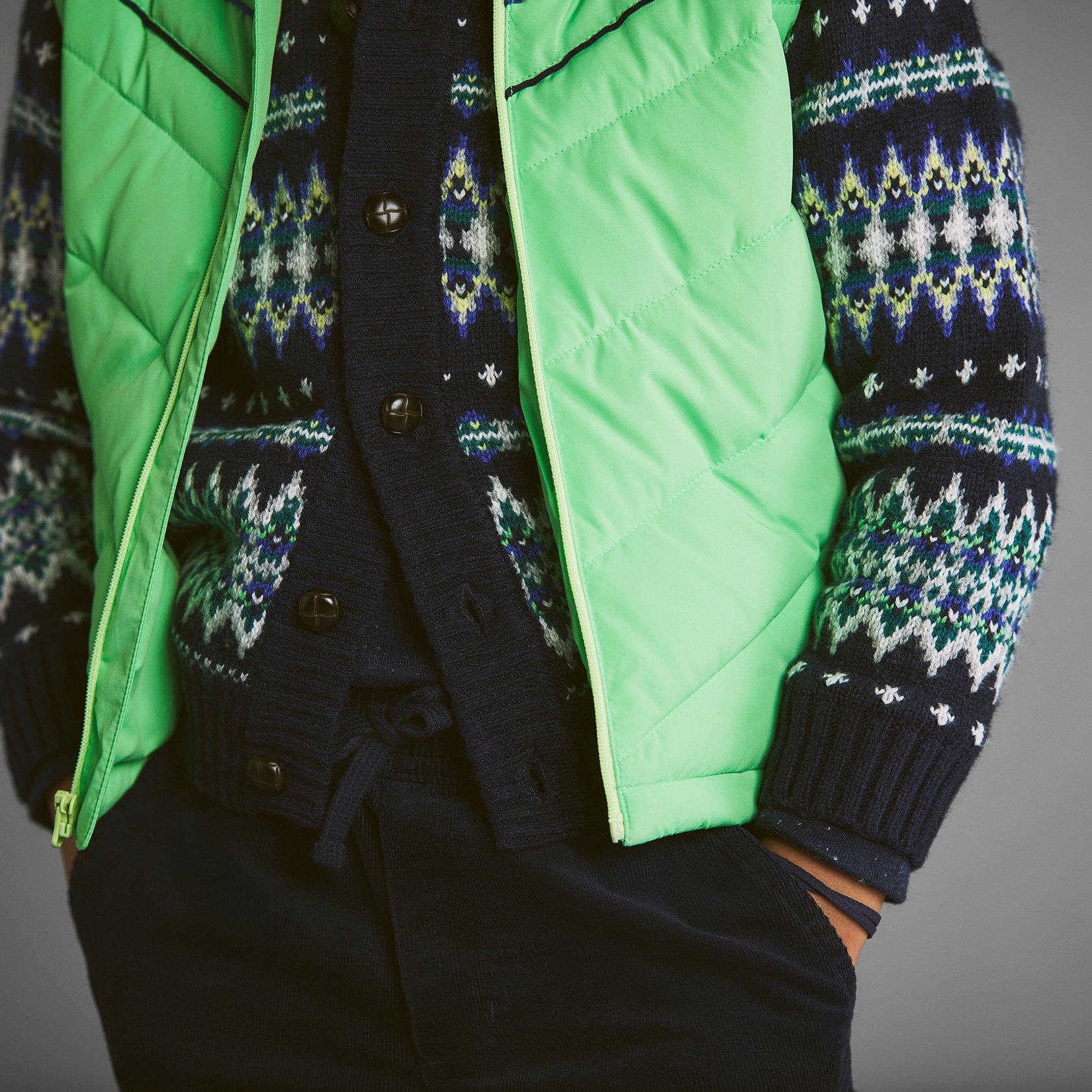 Fair Isle Shawl Collar Cardigan image number 2