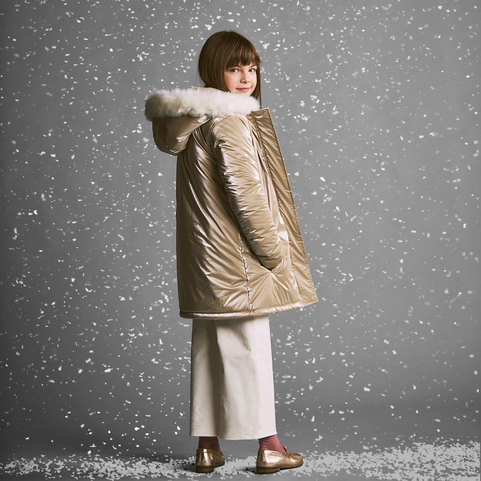 The Metallic Puffer Coat image number 3