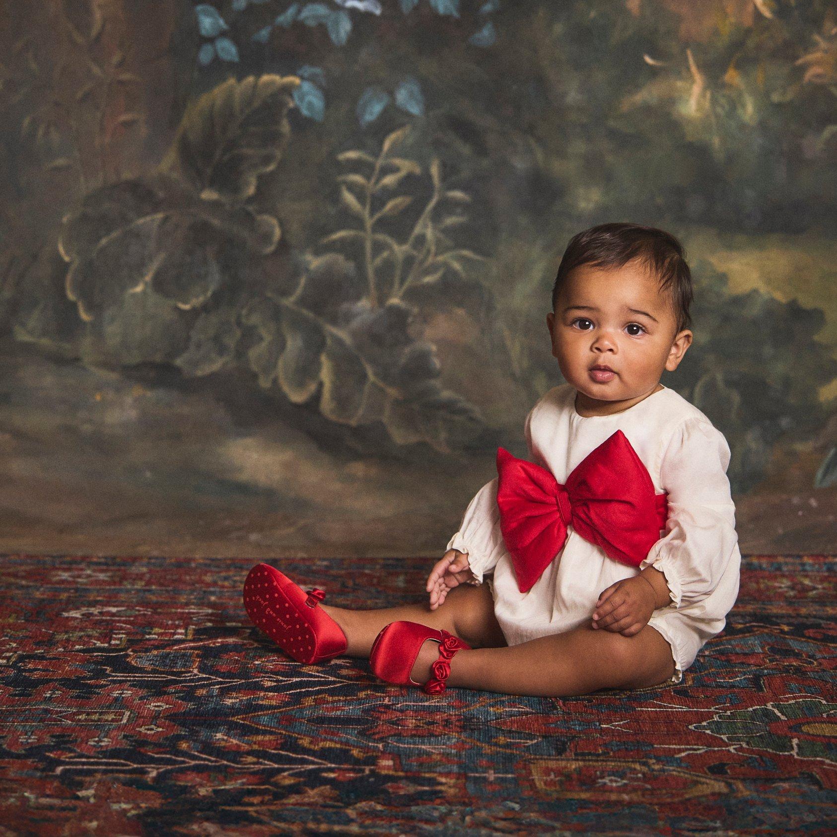 The Bow-Ment Baby Romper image number 2