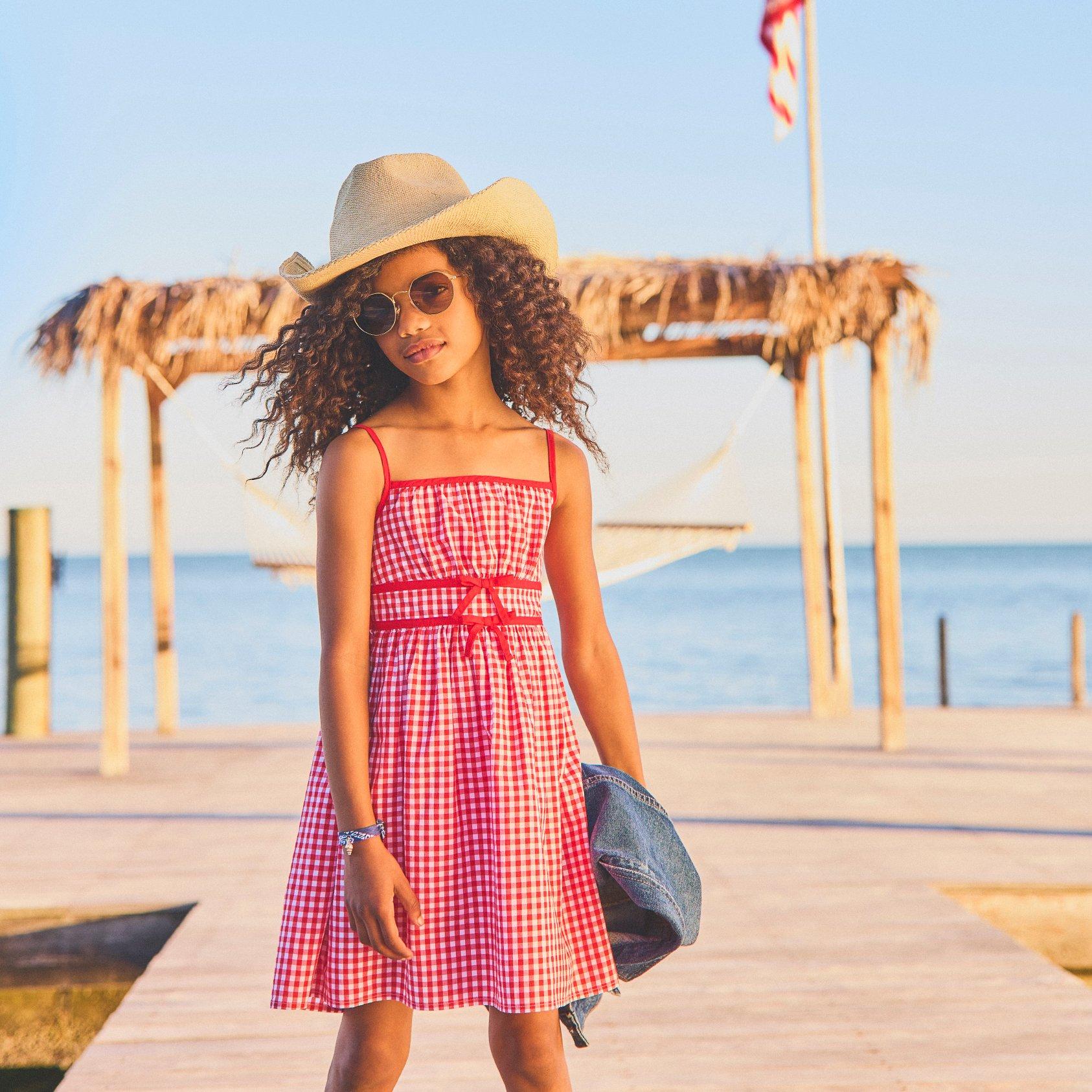 Gingham Bow Dress image number 1