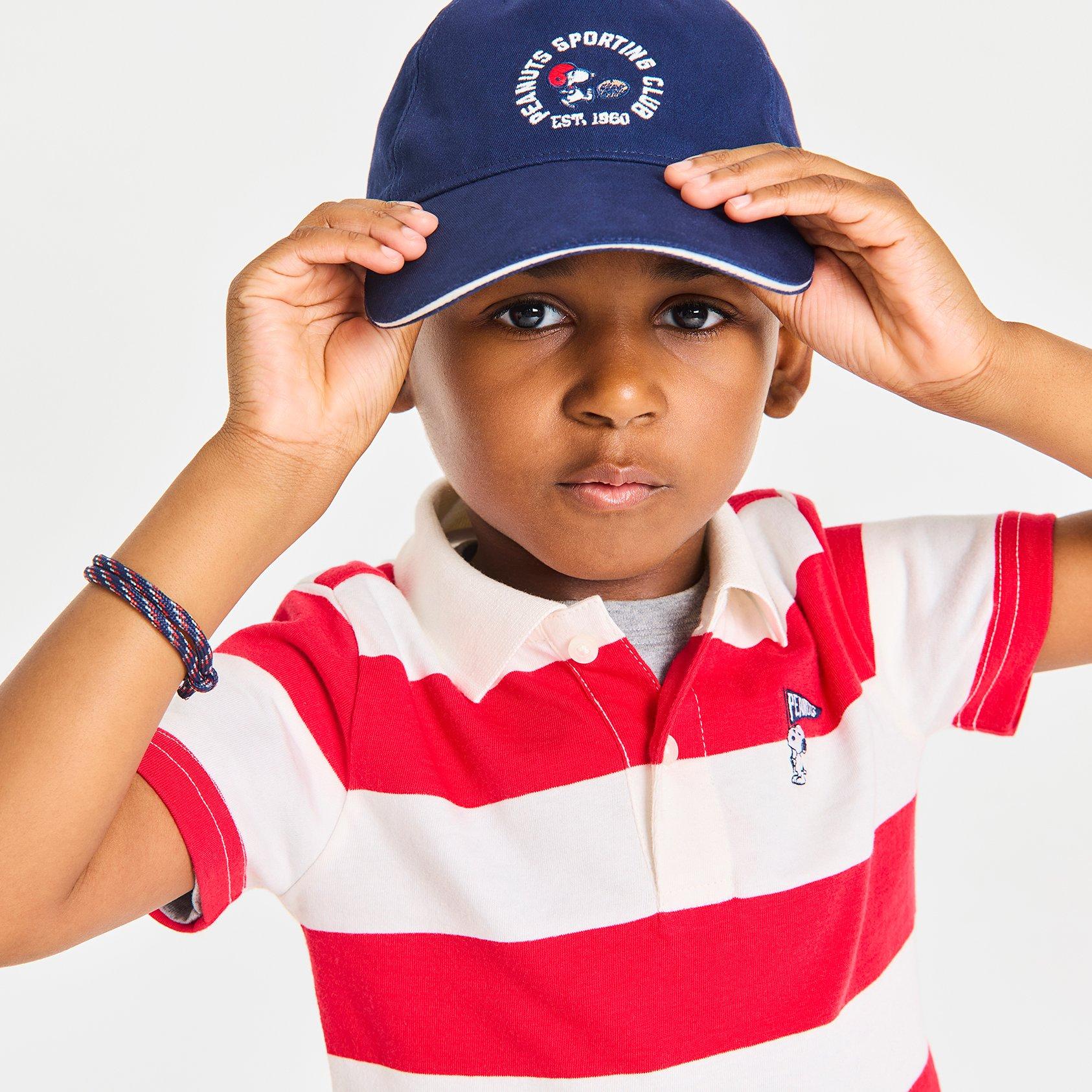PEANUTS™ Snoopy Striped Polo