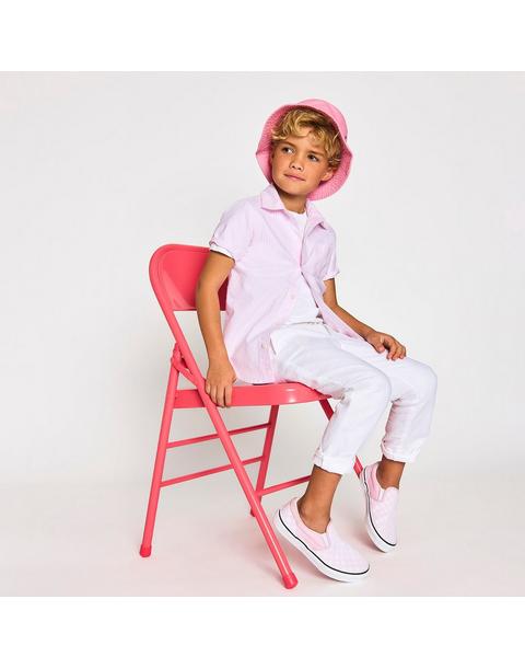 THINK PINK Striped Oxford Shirt