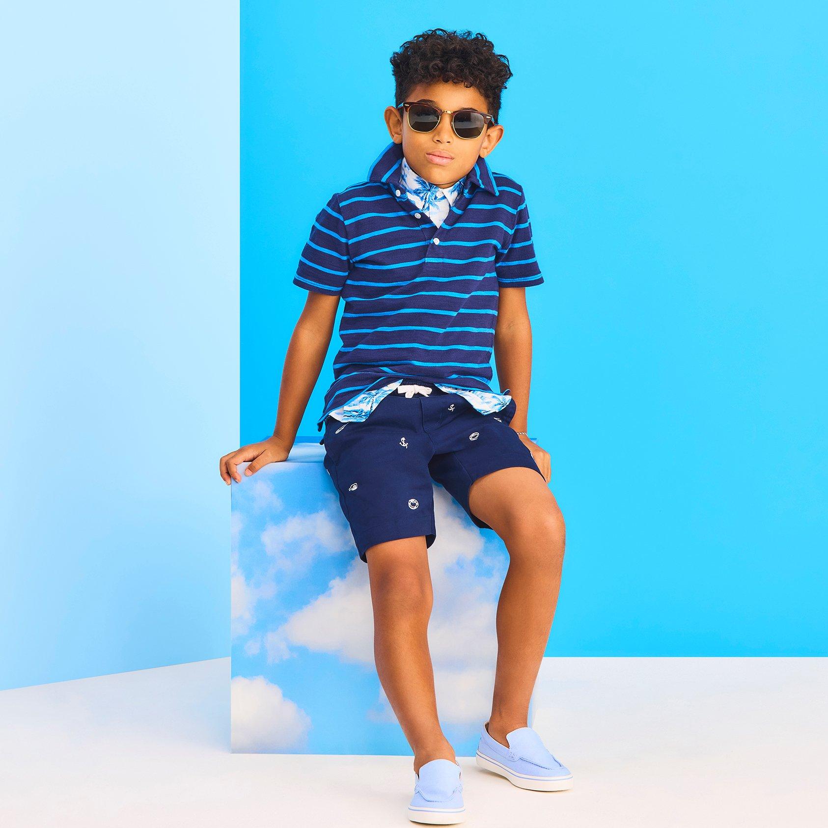 The Classic Striped Pique Polo image number 1