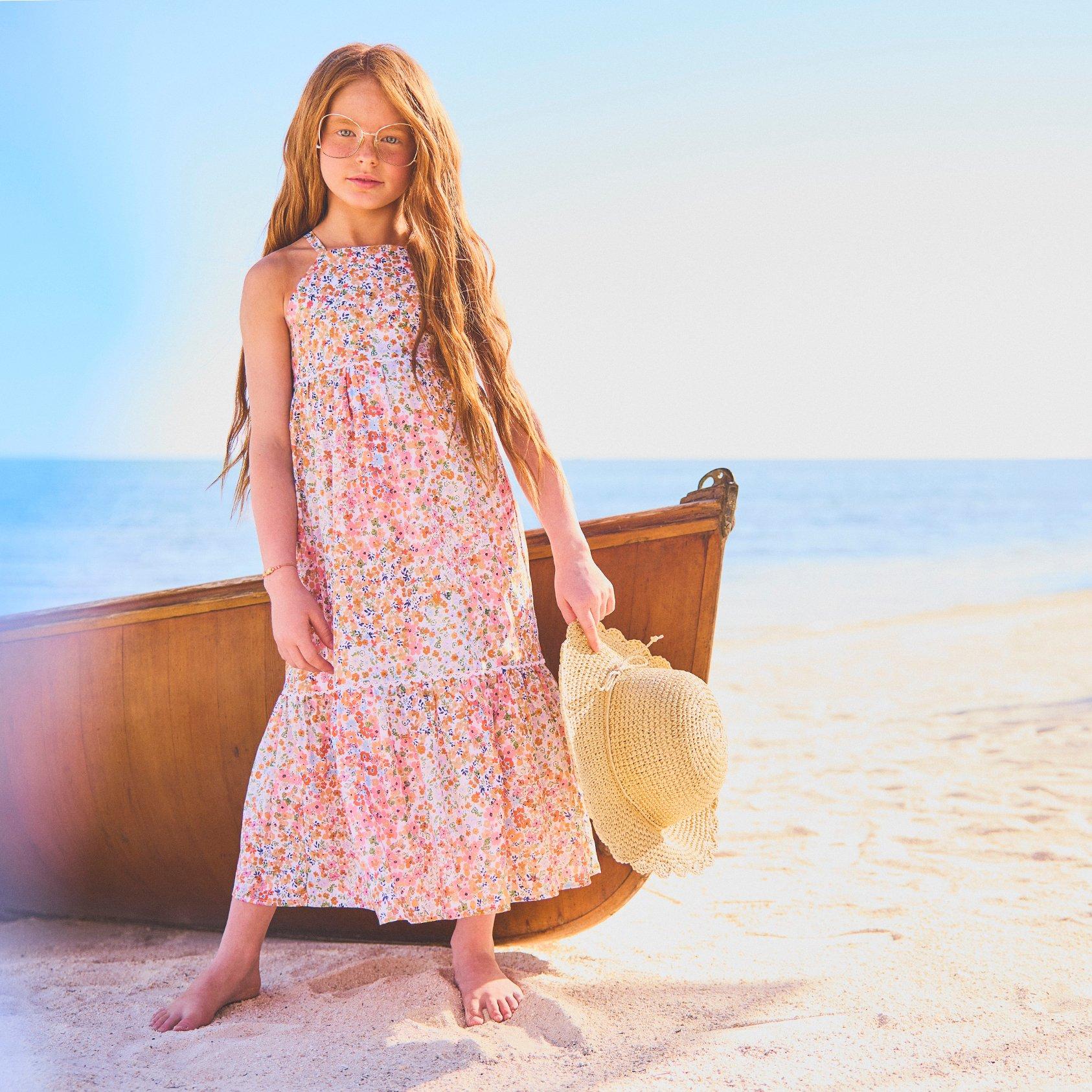 Floral Halter Maxi Dress image number 1