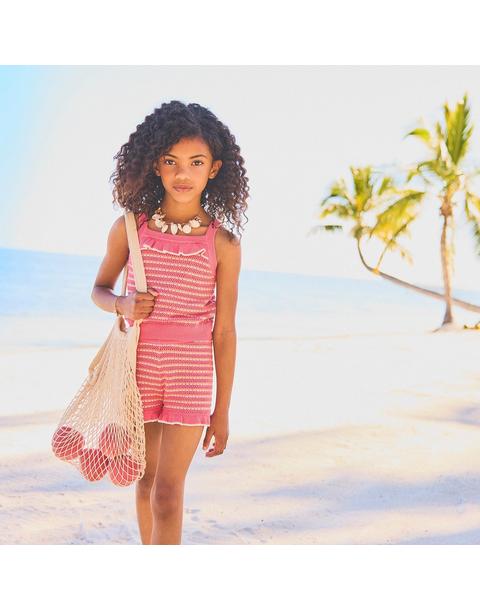Striped Ruffle Sweater Top