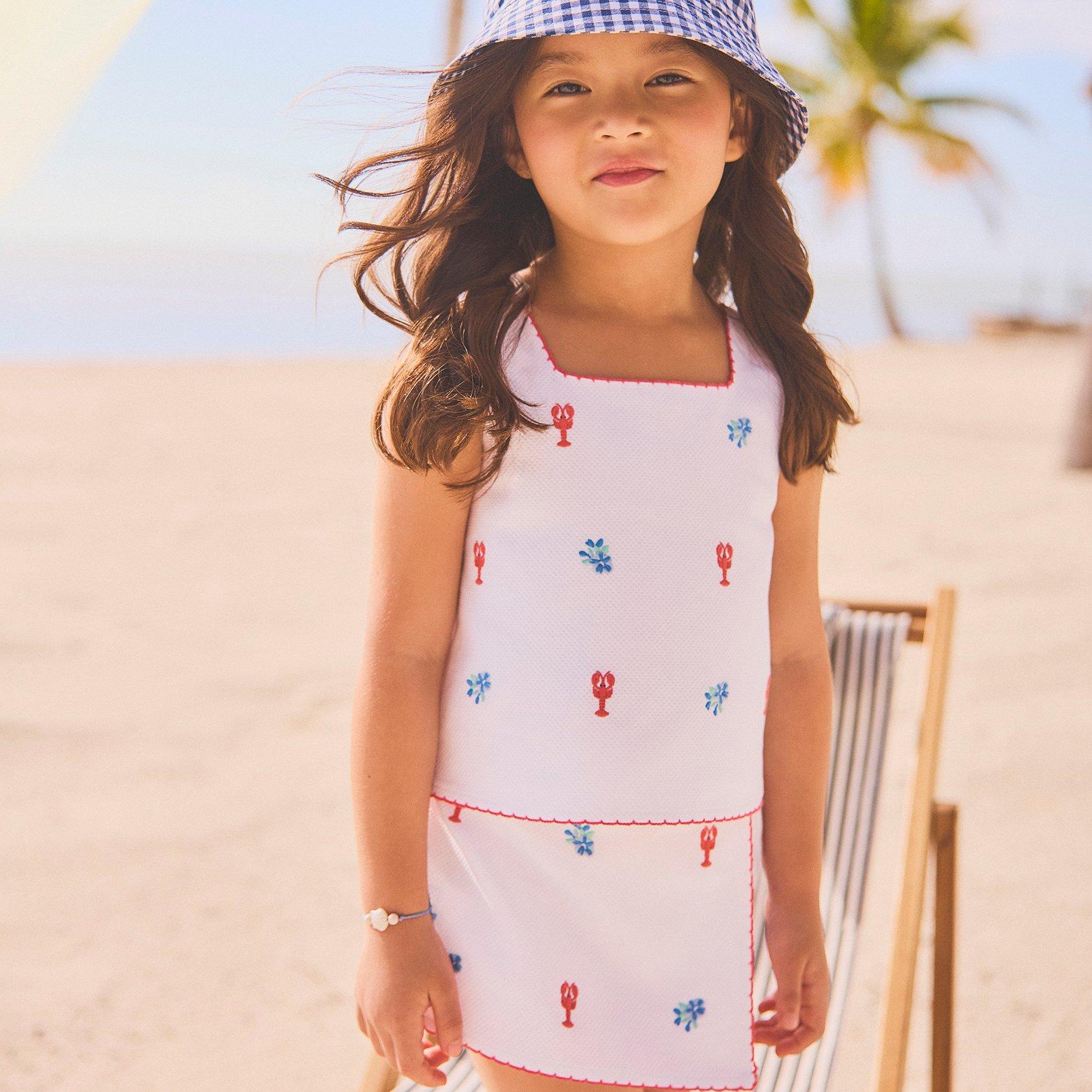 Embroidered Lobster Skort image number 1