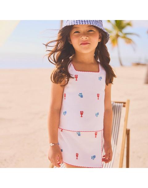 Embroidered Lobster Skort