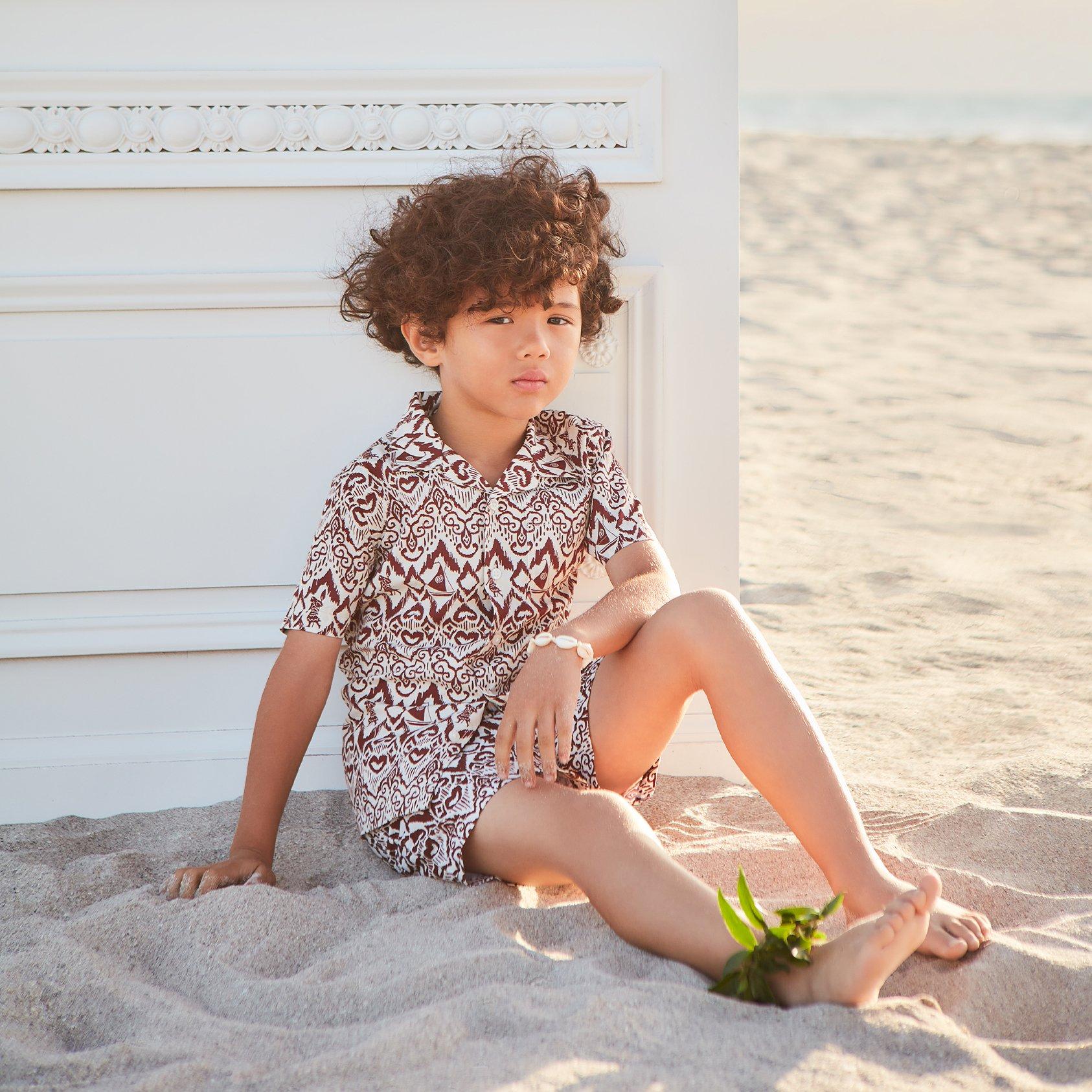 Disney Moana Ikat Swim Trunk image number 2