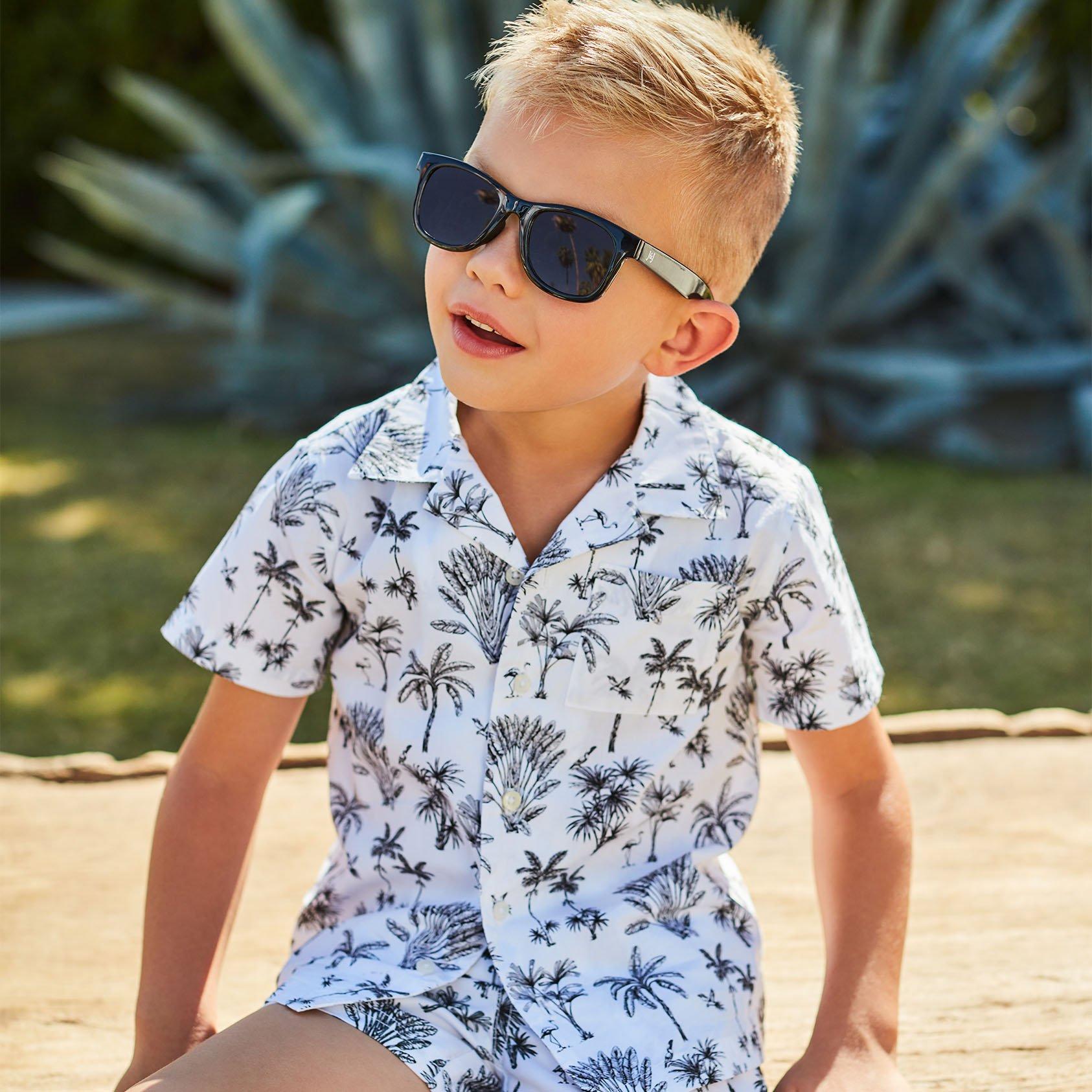 Palm Toile Poplin Shirt image number 1