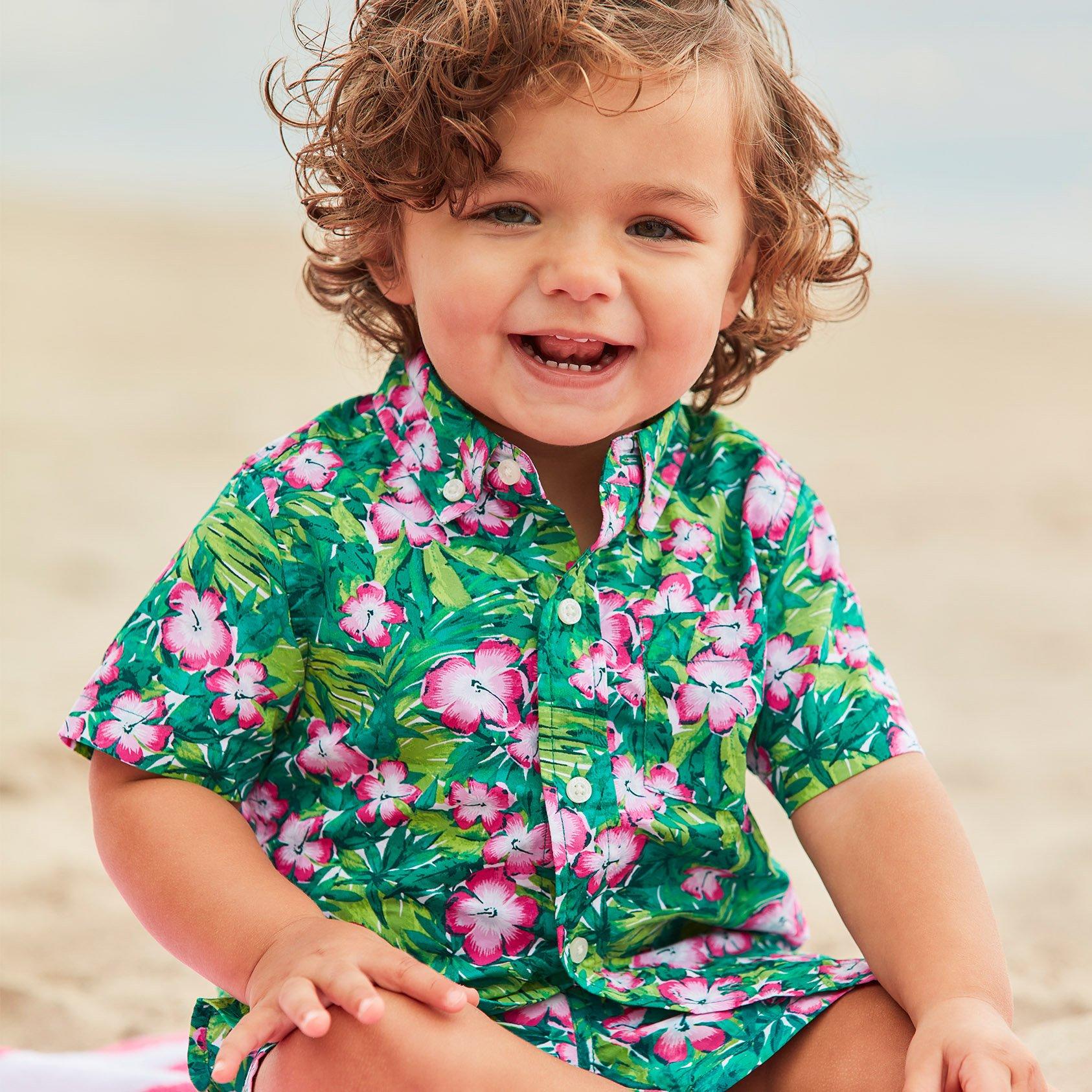 Hibiscus Poplin Shirt image number 1