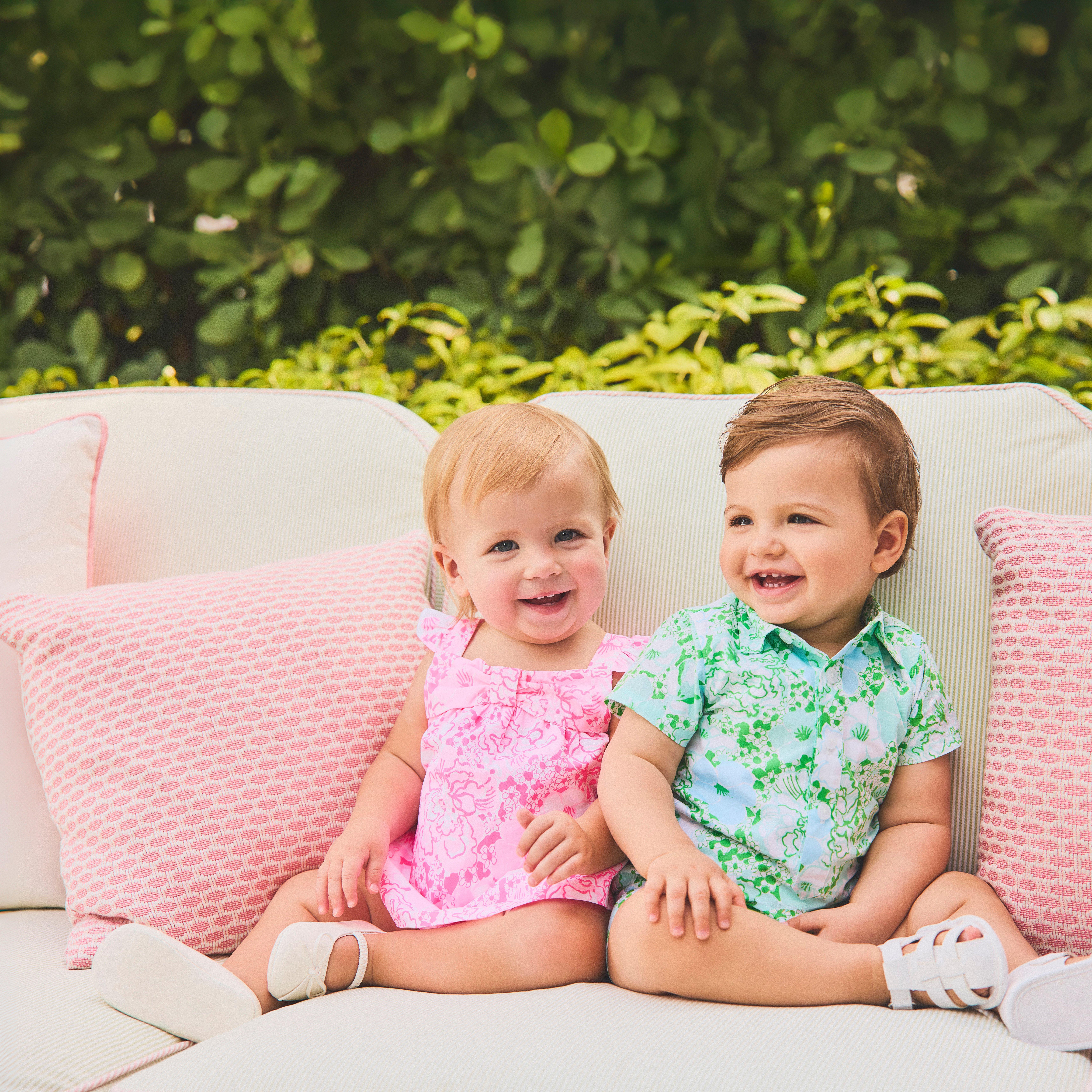 Lilly Pulitzer x Janie and Jack Lavi Baby Romper image number 3