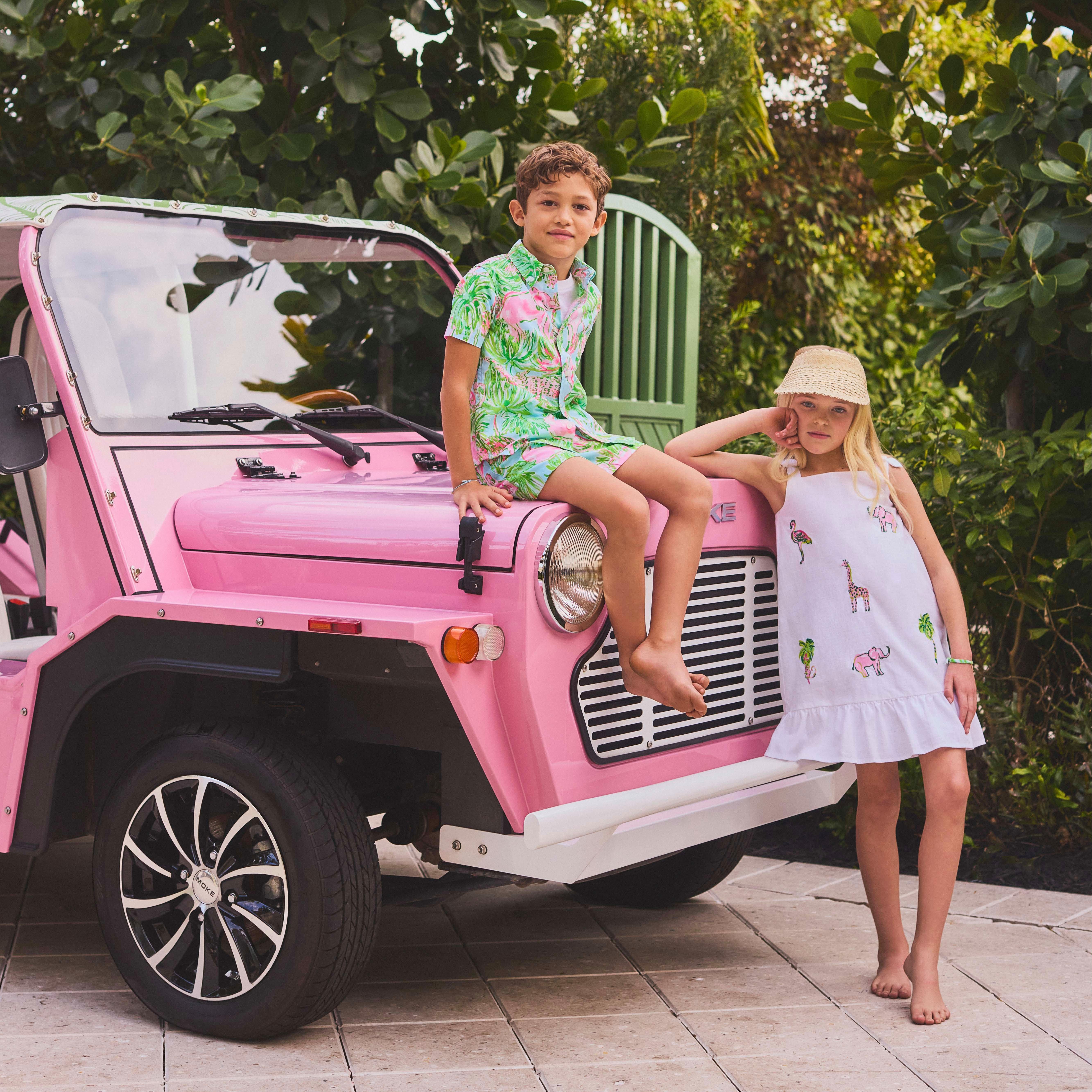 Lilly Pulitzer x Janie and Jack Carter Swim Trunk image number 3