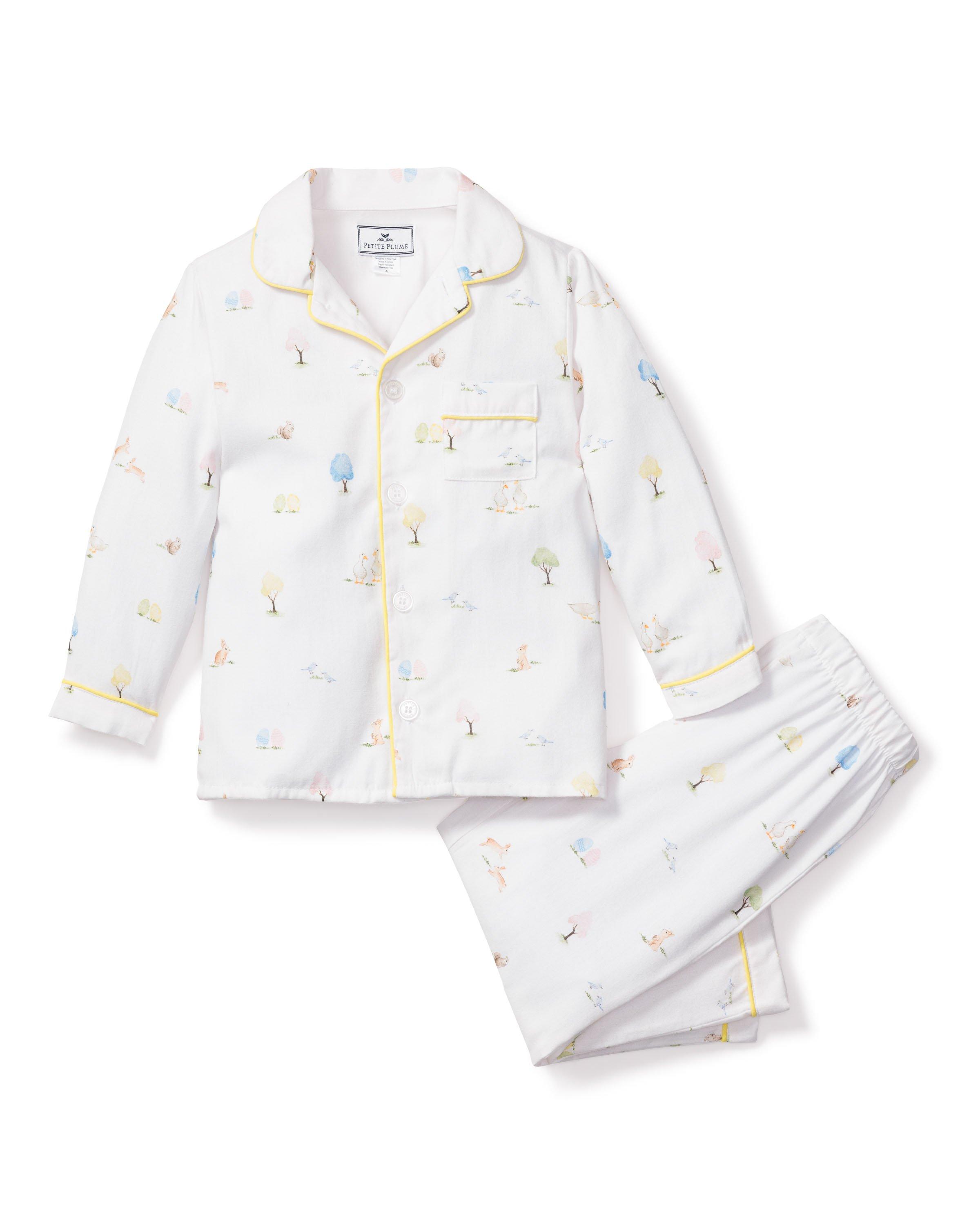 Petite Plume Easter Gardens Pajama Set image number 0