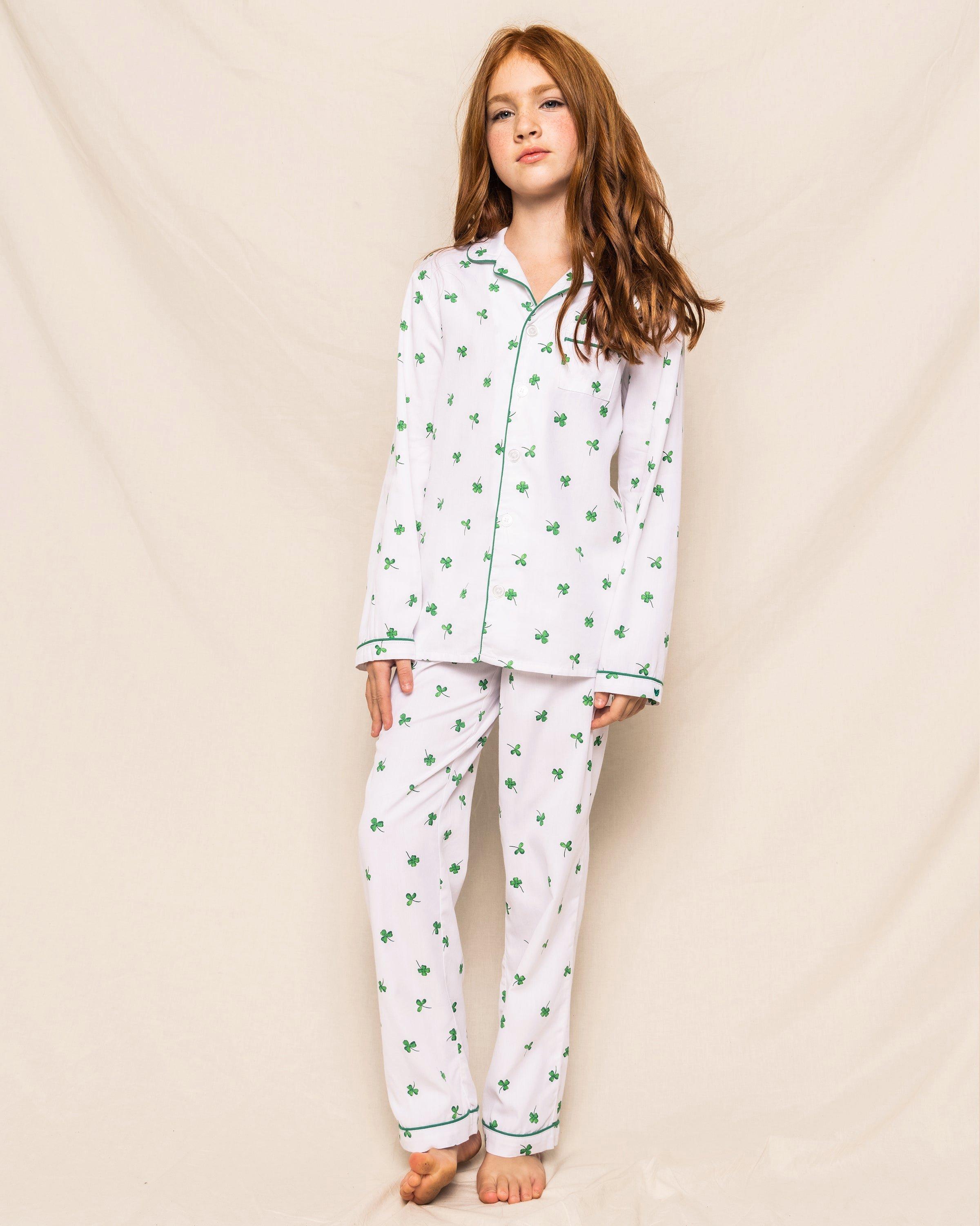 Petite Plume Shamrocks Pajama Set image number 2