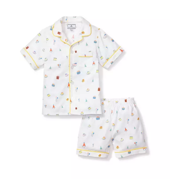 Petite Plume Birthday Wishes Pajama Short Set image number 0