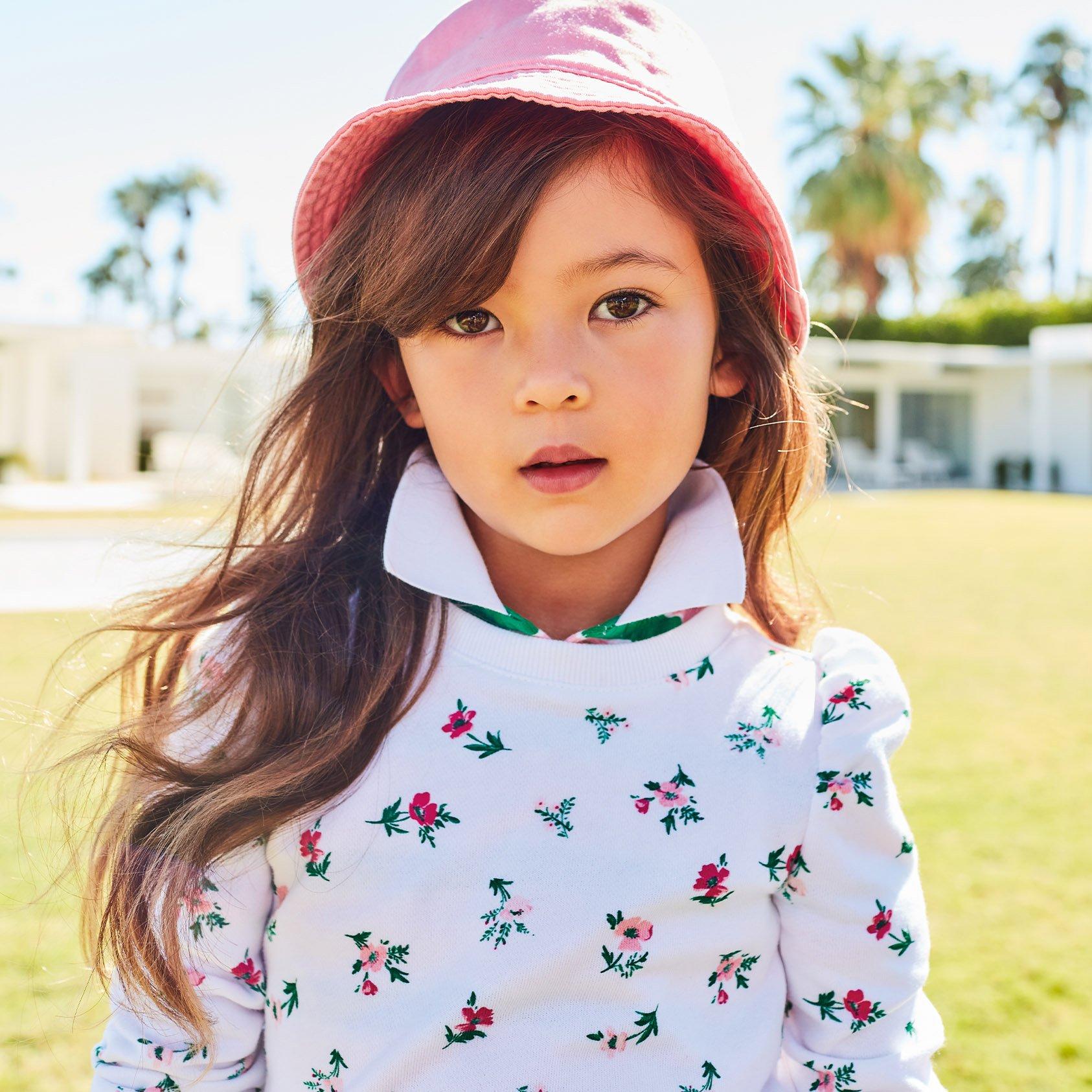 Floral Puff Sleeve Sweatshirt image number 3